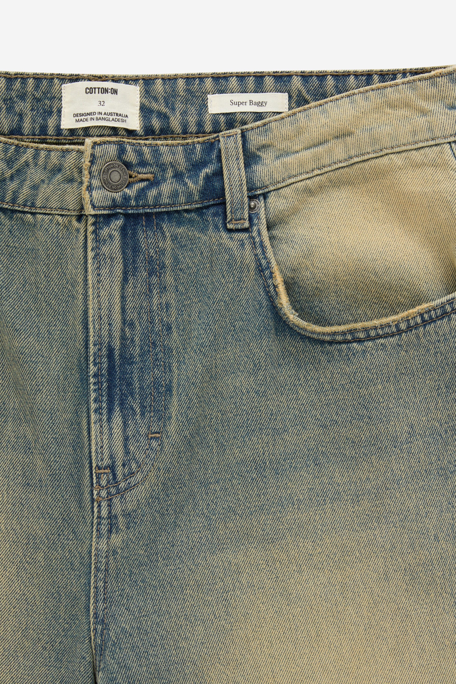 パンツ notdyed super baggy denim Men