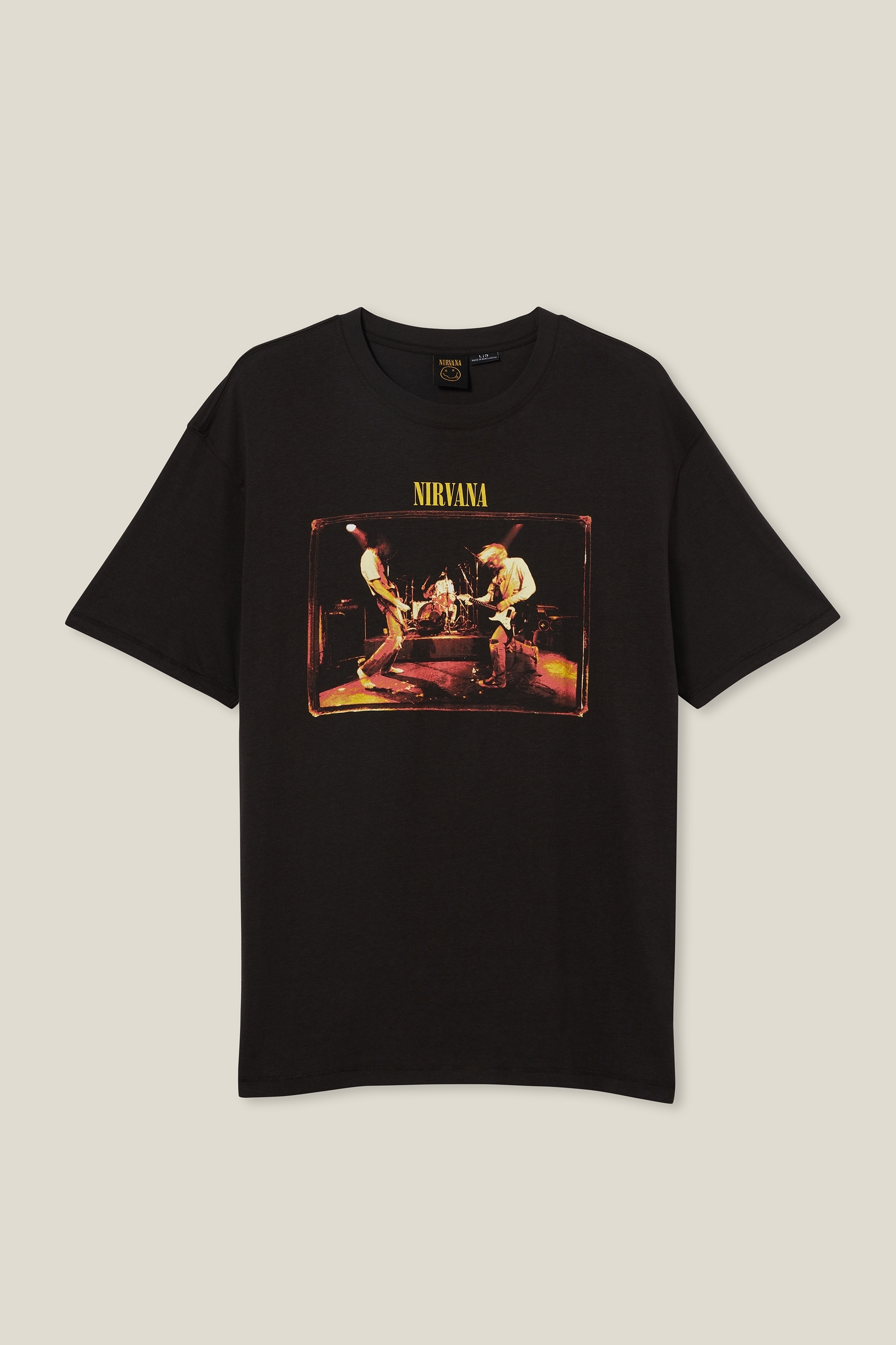Cotton On Men's Tbar Collab Music Crew Neck T-shirt In Washed  Black/gorillaz - Demon Days | ModeSens