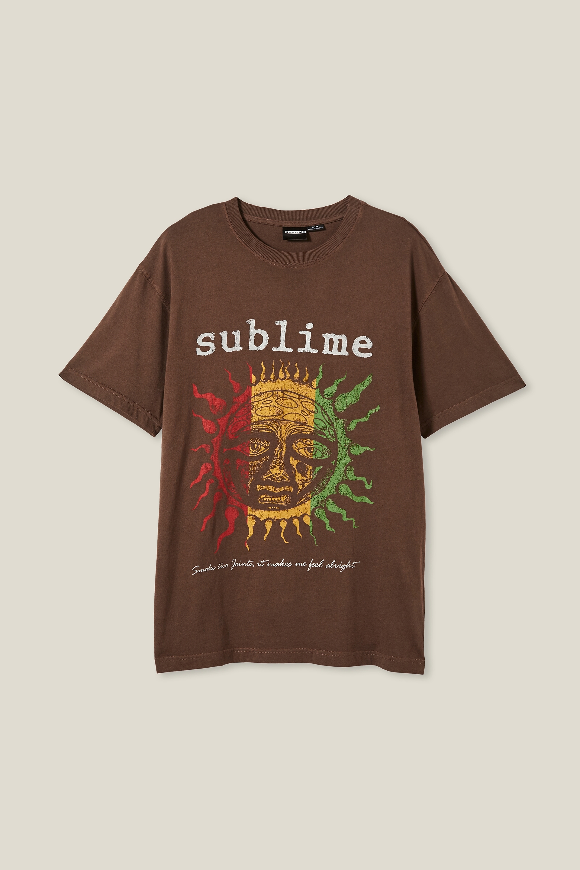 Cotton On Men - Special Edition T-Shirt - Lcn mt washed chocolate/sublime - rasta
