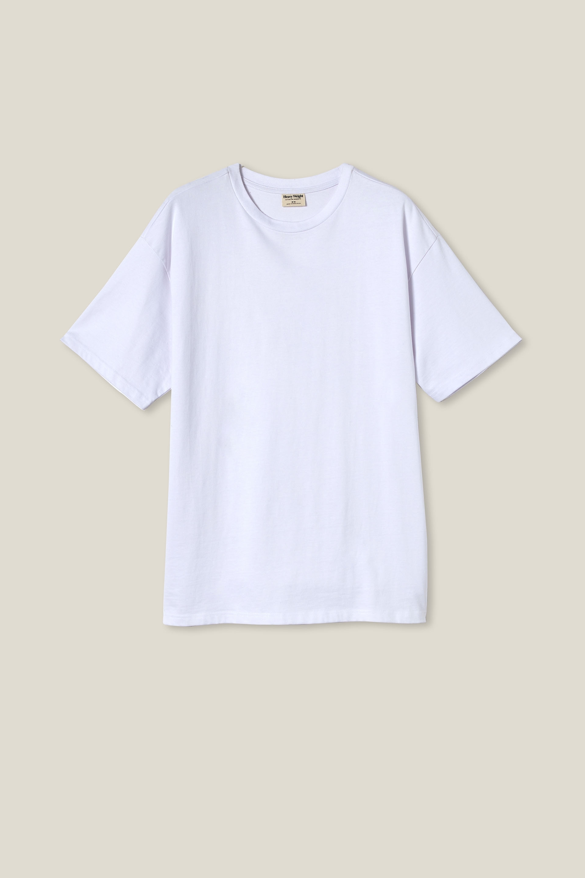 Fit Plain Box T-Shirt