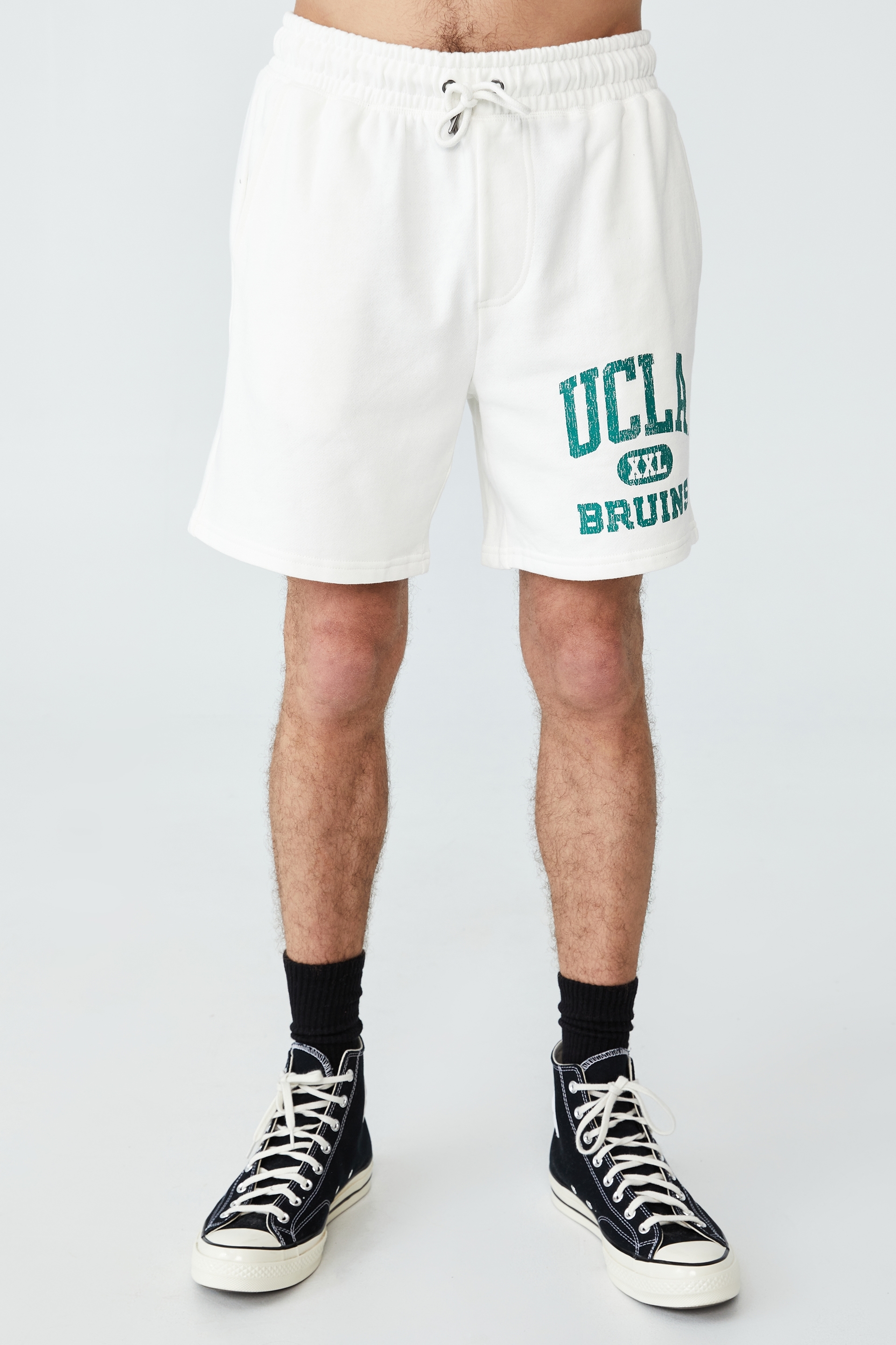 Cotton On Men - Special Edition Track Short - Lcn ucl vintage white/ucla - xxl