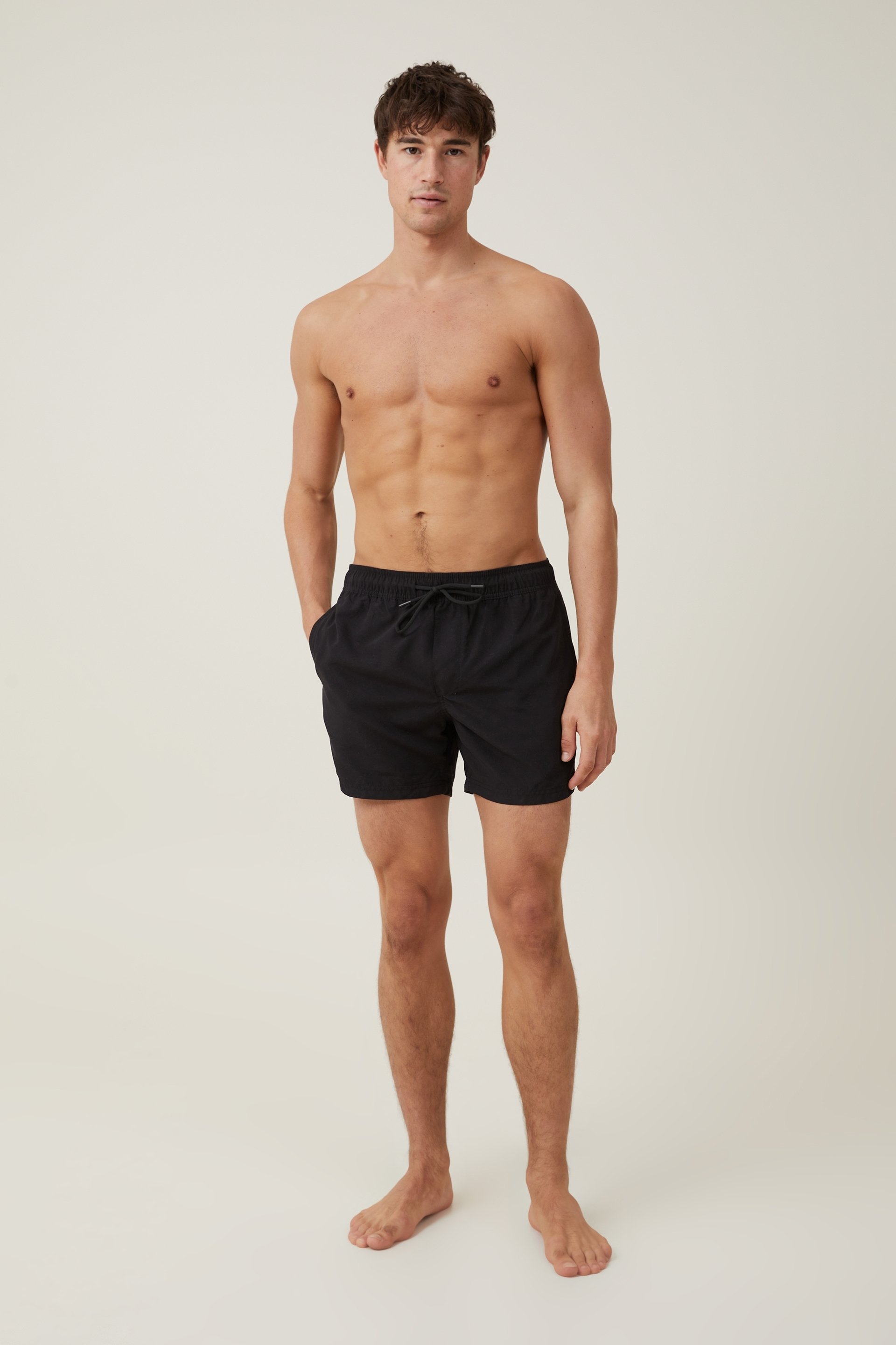 Cotton On Men - Stretch Swim Short - Black