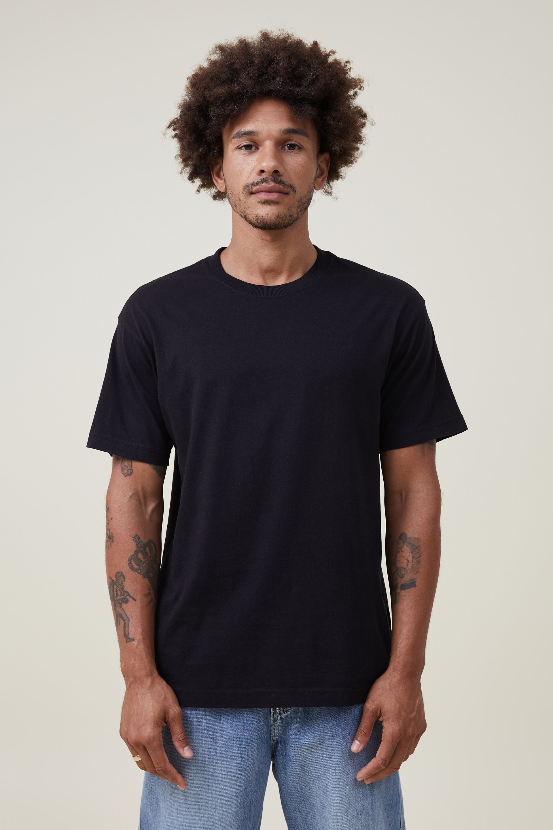 Men’s Loose Fit Cotton Jersey Print T-Shirt