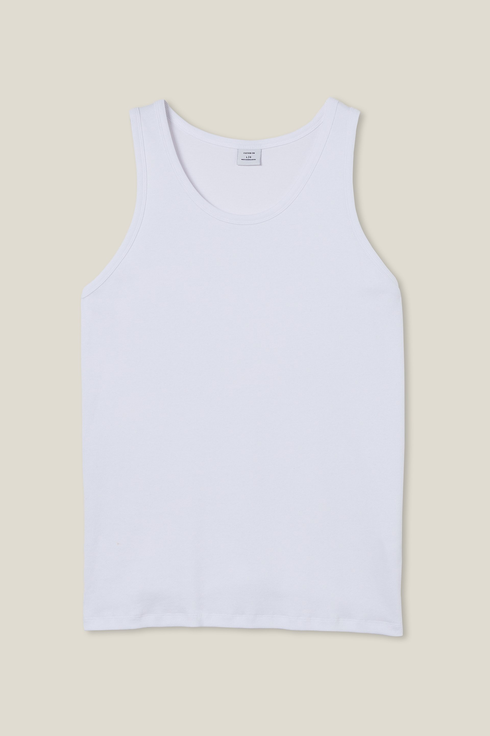 The Rib Tank  White – Cloth & Co.
