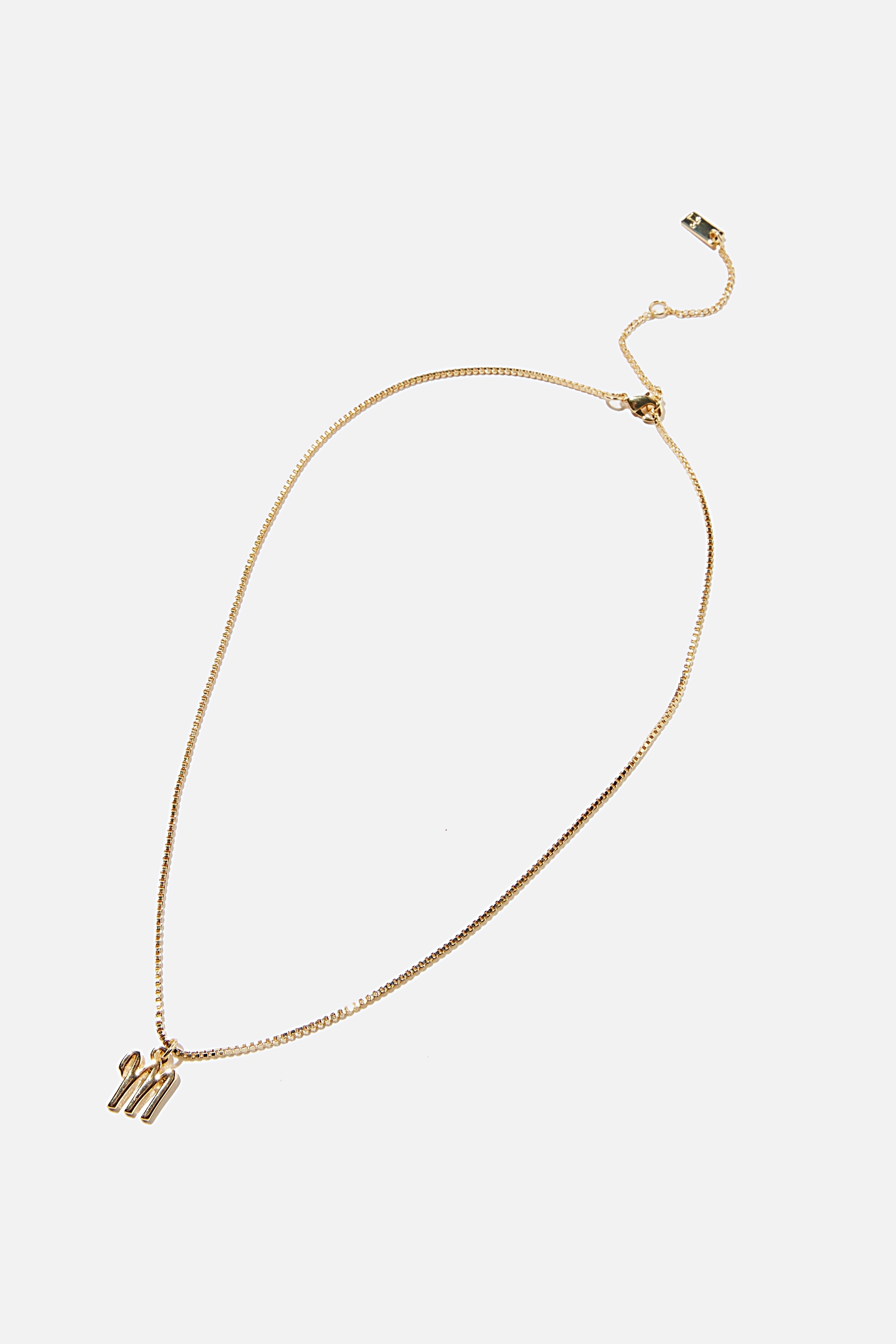 Rubi - Premium Pendant Necklace - Gold plated m