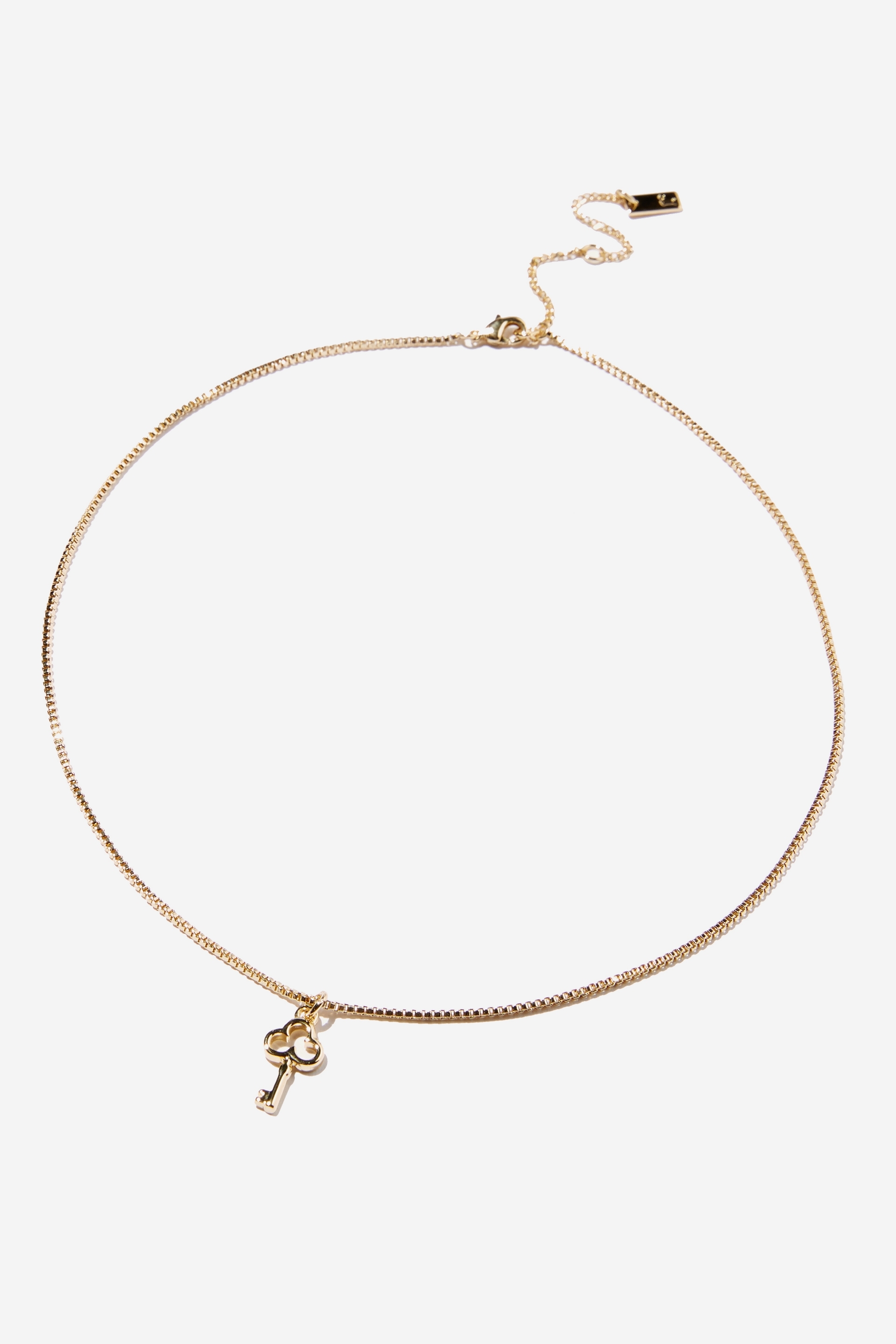 Rubi - Premium Pendant Necklace - Gold plated key