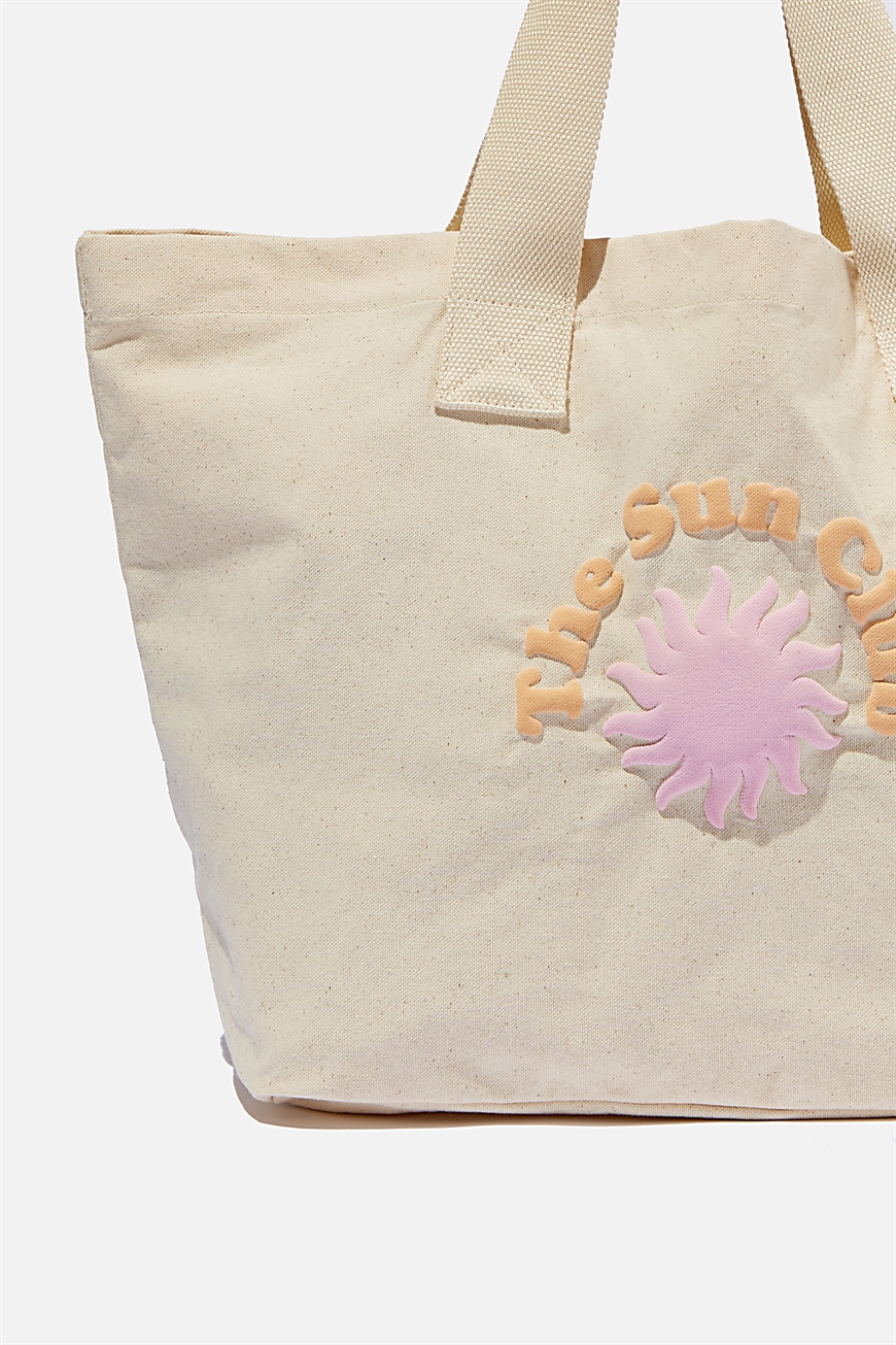 ECOBAGS Recycled Cotton Canvas Bags EveryDay Tote Bag 19" x 15 1/2"