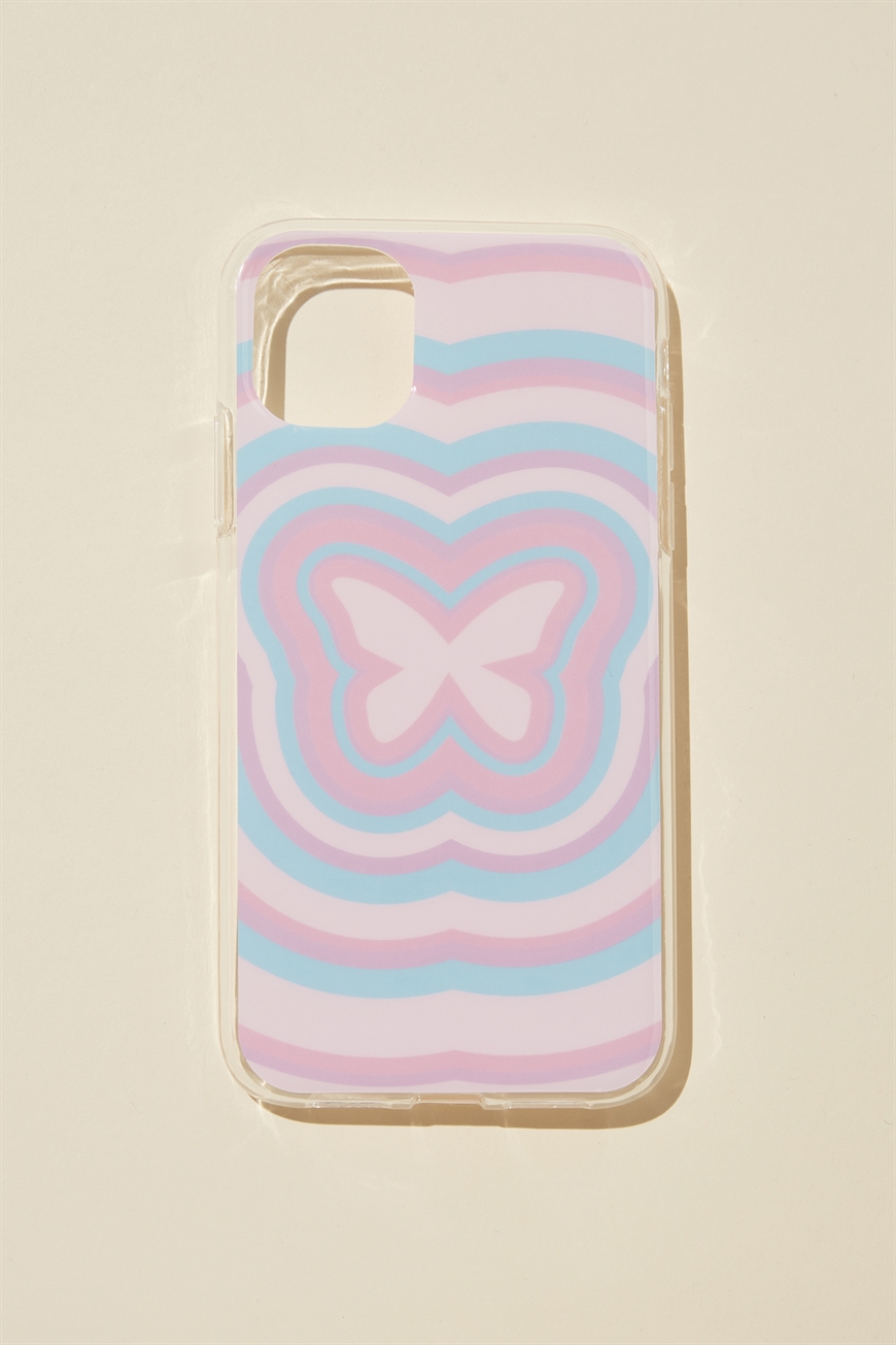 Rubi - Printed Phone Case Iphone 11 - Pastel butterfly