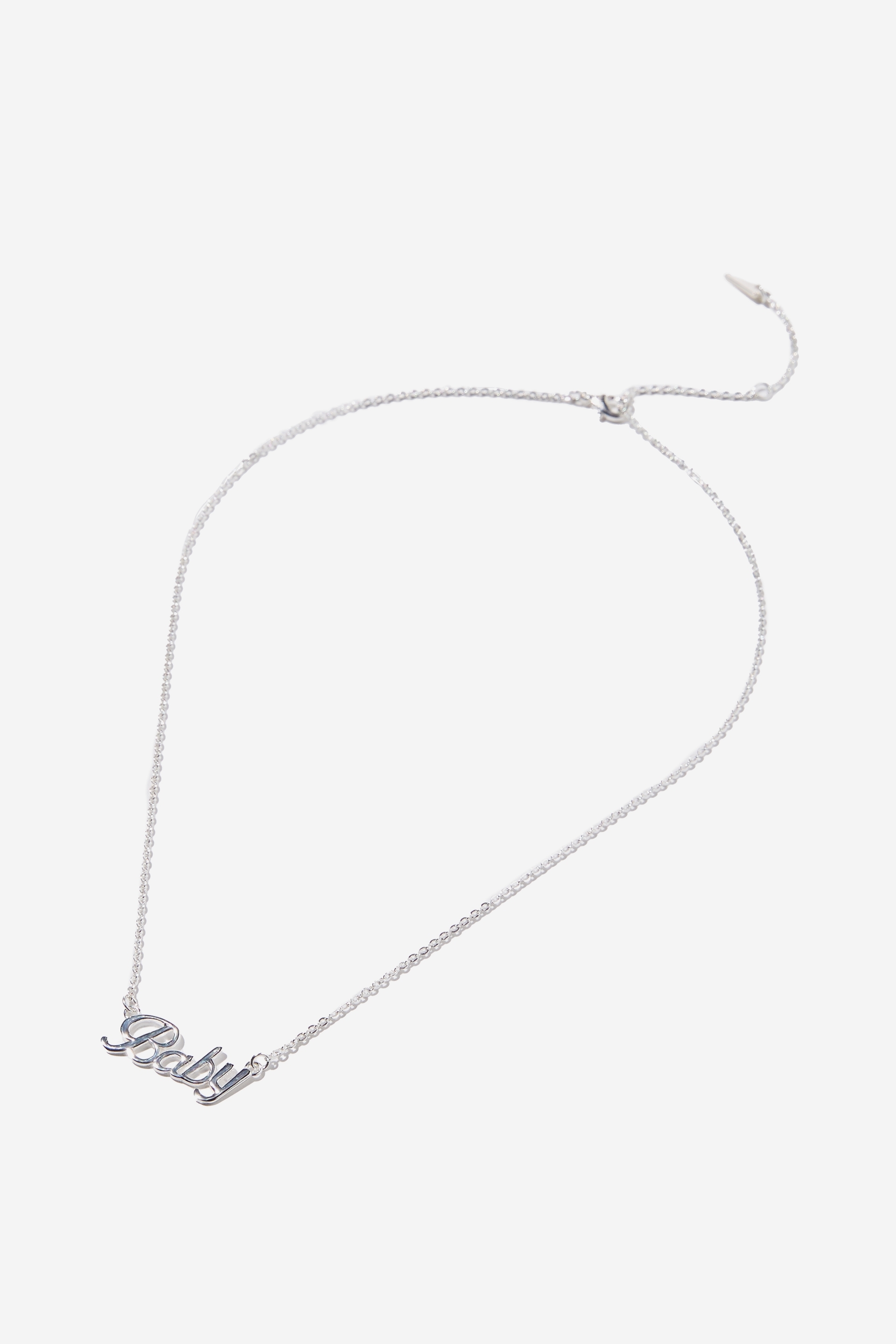 Rubi - Premium Pendant Necklace - Sterling silver plated baby