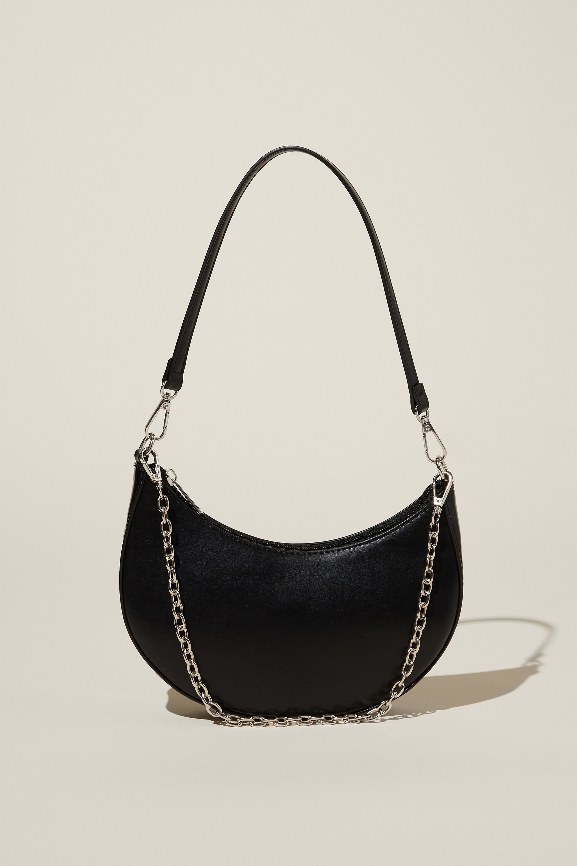 Rubi - Sadie Multi Strap Shoulder Bag - Black smooth