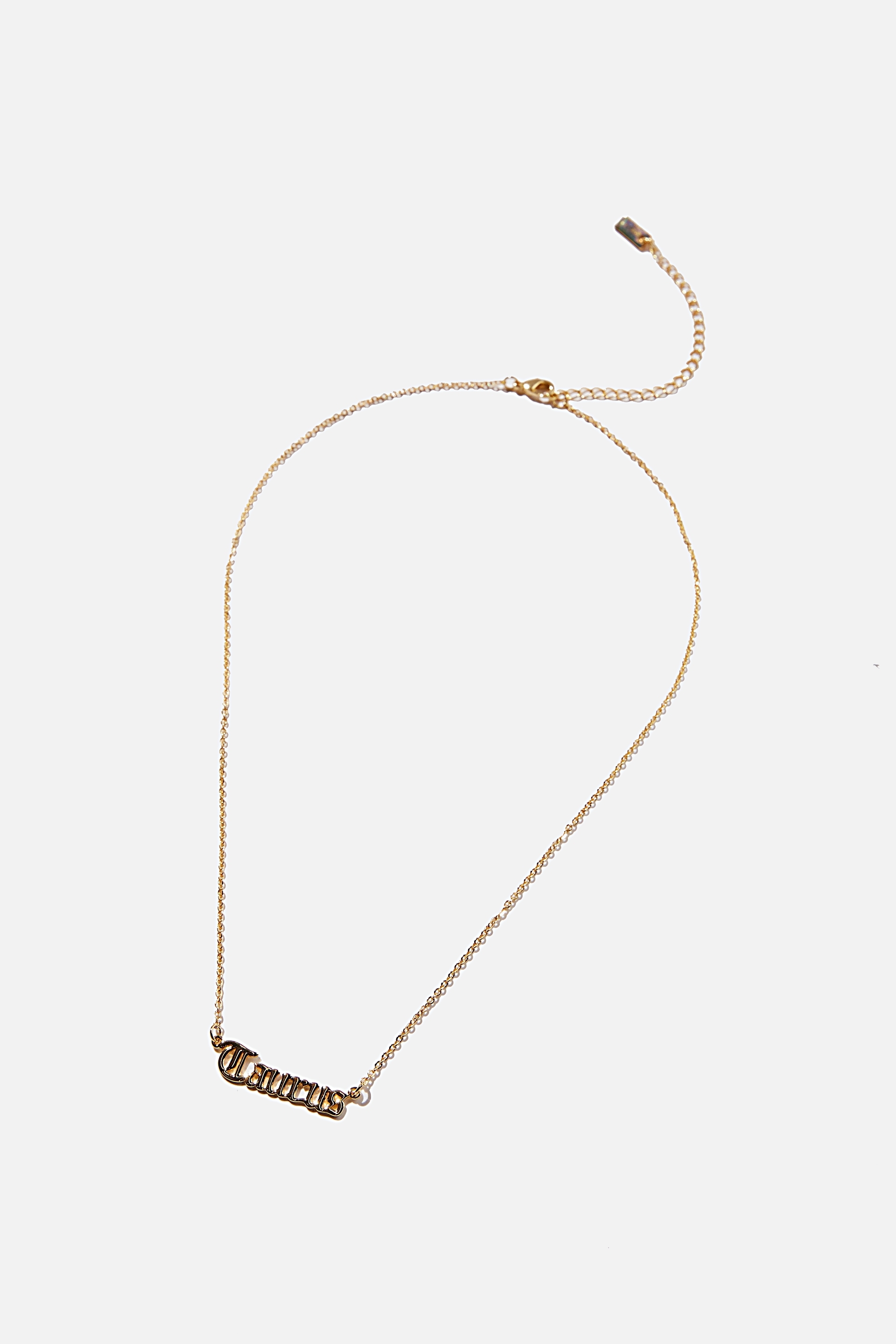 Rubi - Premium Pendant Necklace - Gold plated taurus