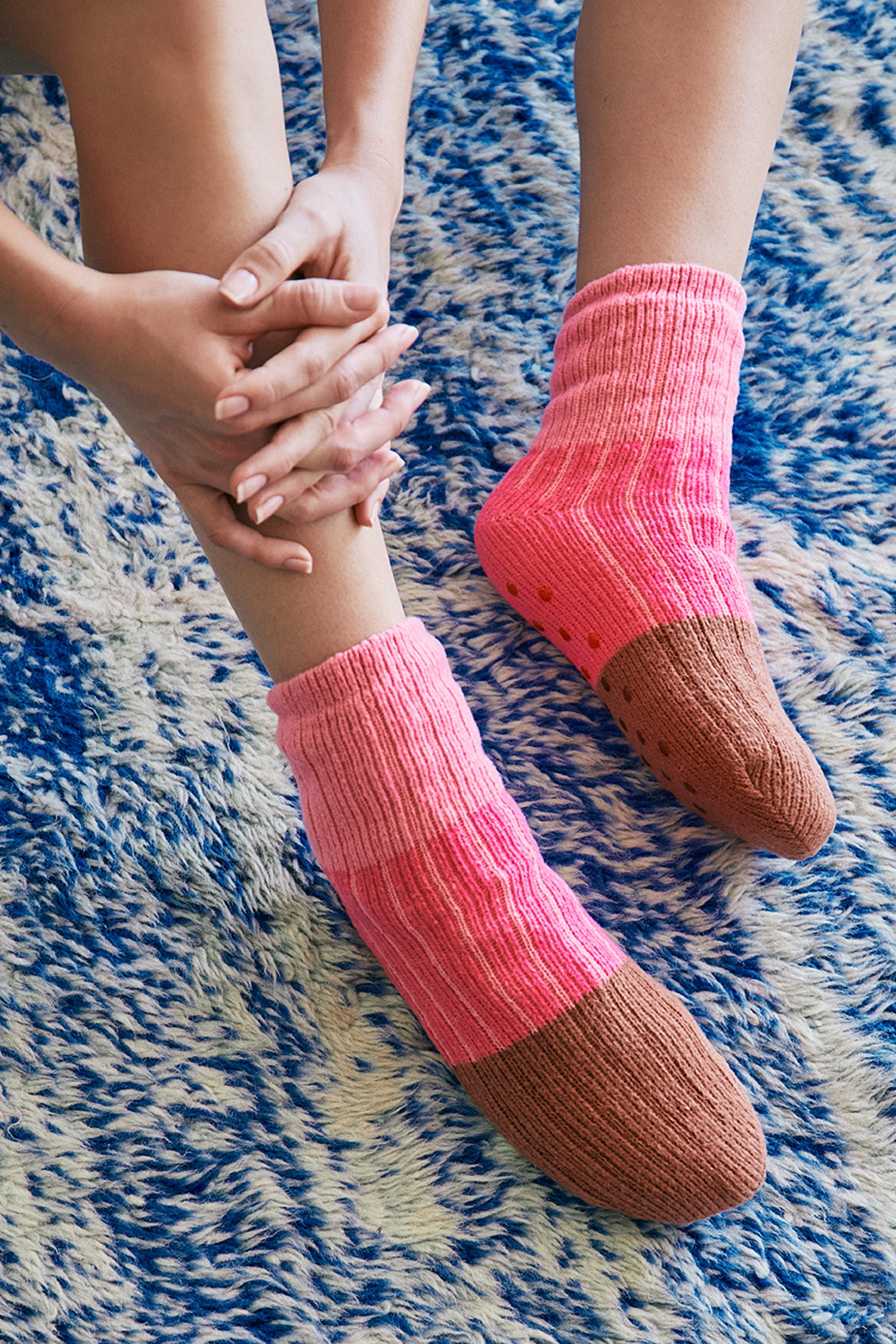 Rubi - Loungin Sock - Retro pink
