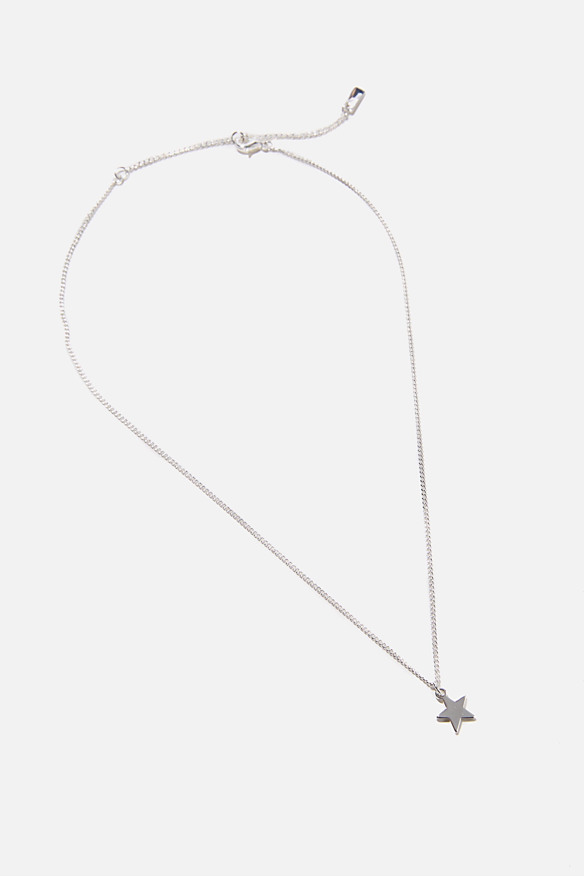 Rubi - Premium Pendant Necklace - Sterling silver plated star