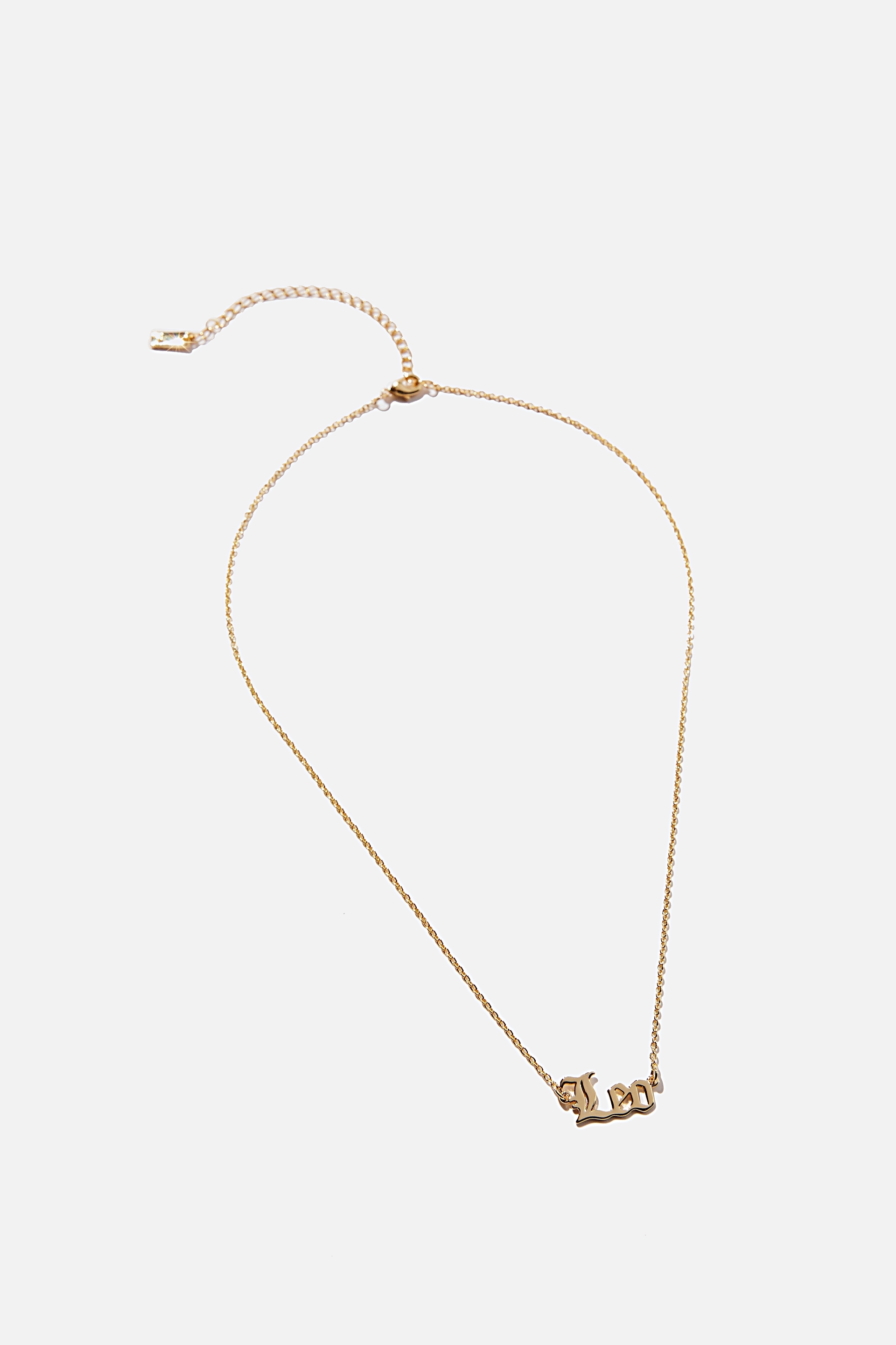 Rubi - Premium Pendant Necklace - Gold plated leo