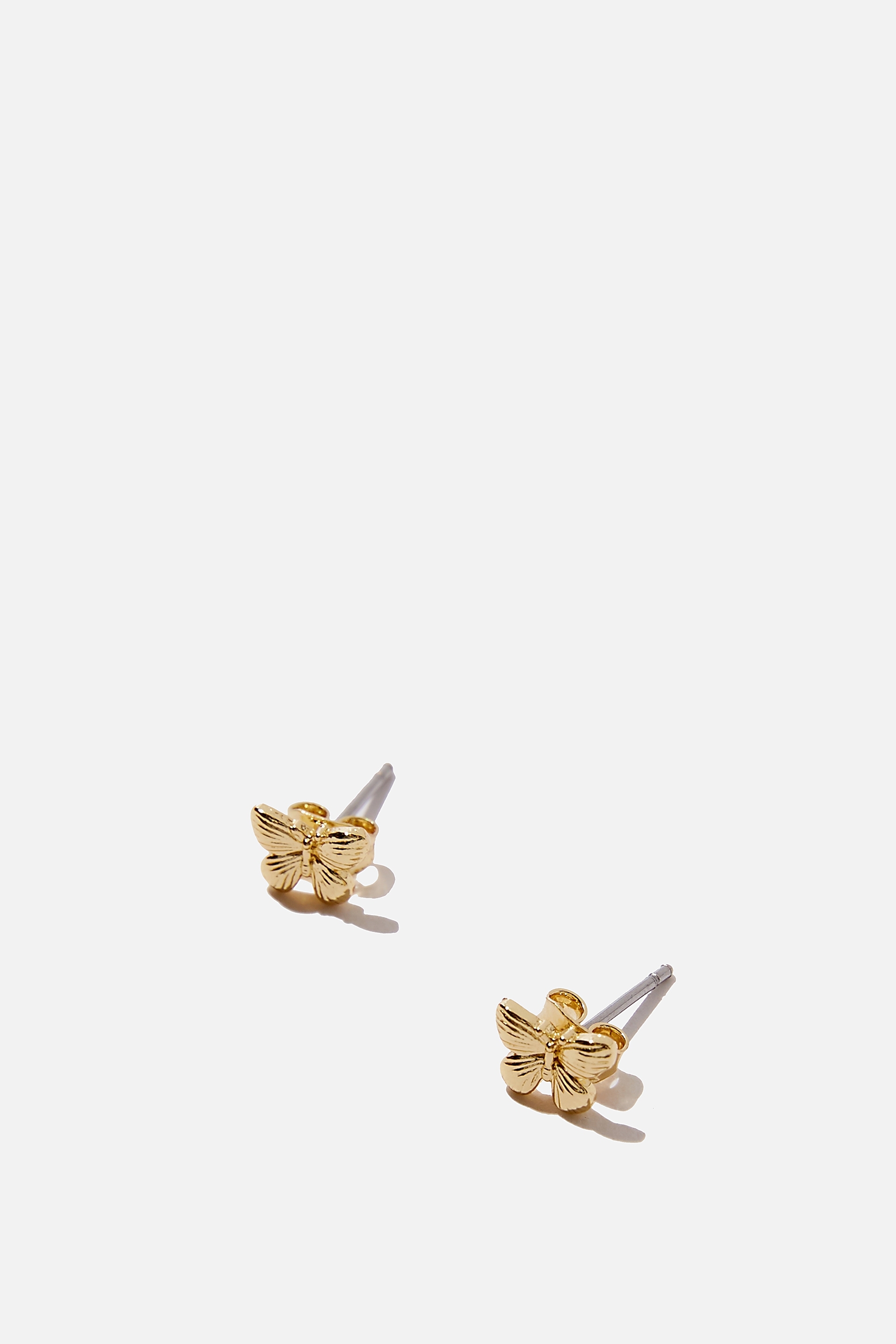 Rubi - Premium Stud Earrings - Gold plated butterfly