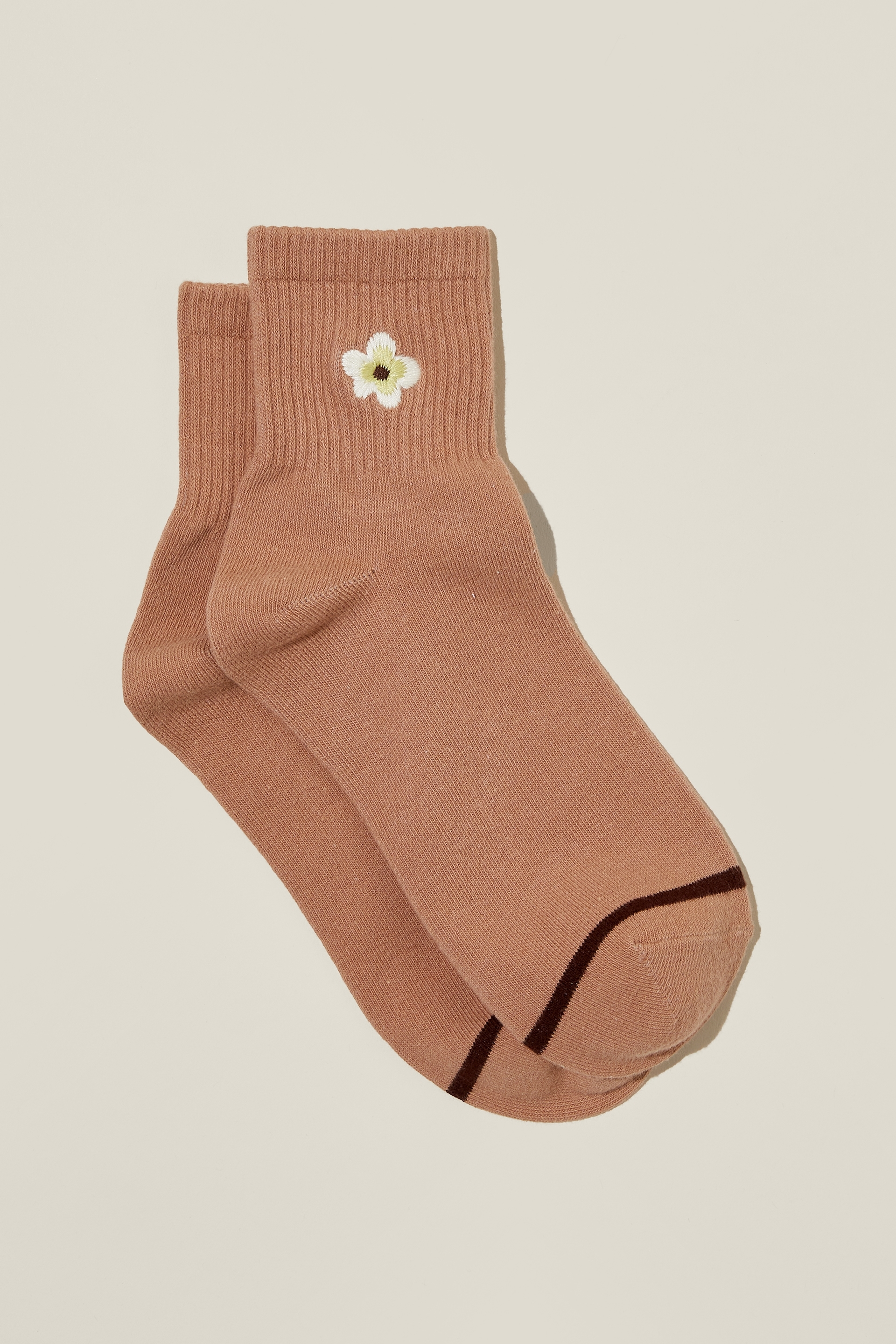 Crew Sock - Floral