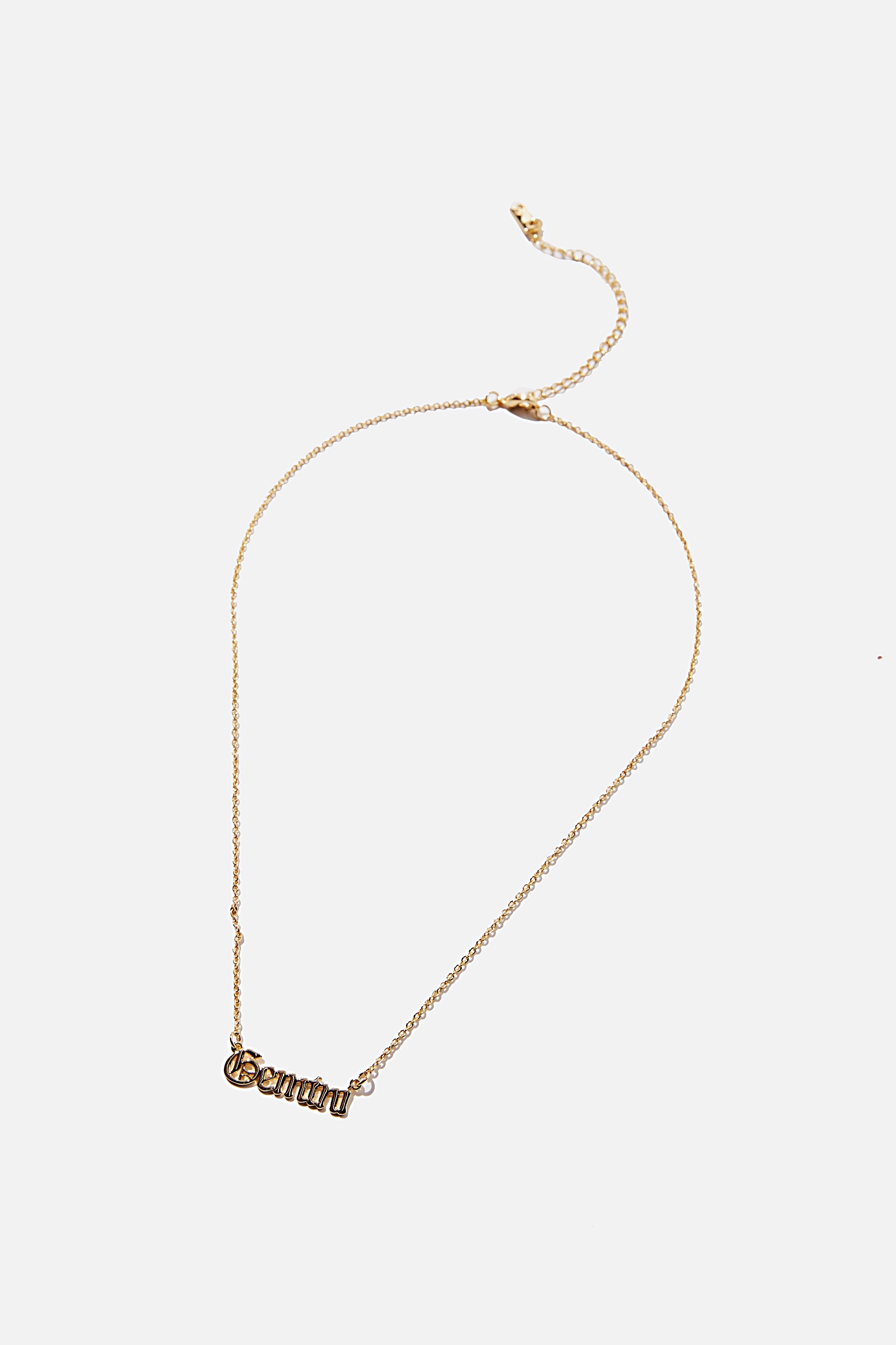 Rubi - Premium Pendant Necklace - Gold plated gemini