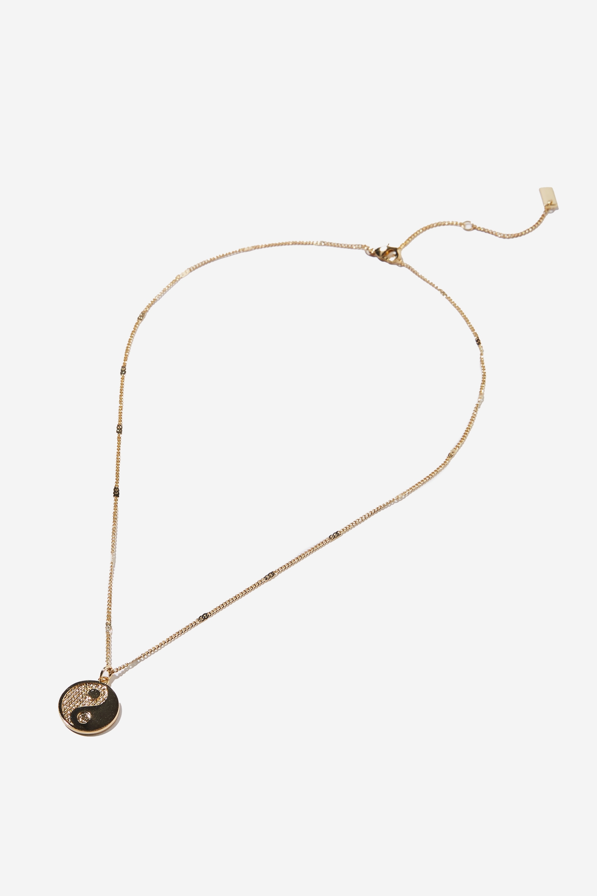 Rubi - Premium Pendant Necklace - Gold plated yin & yang