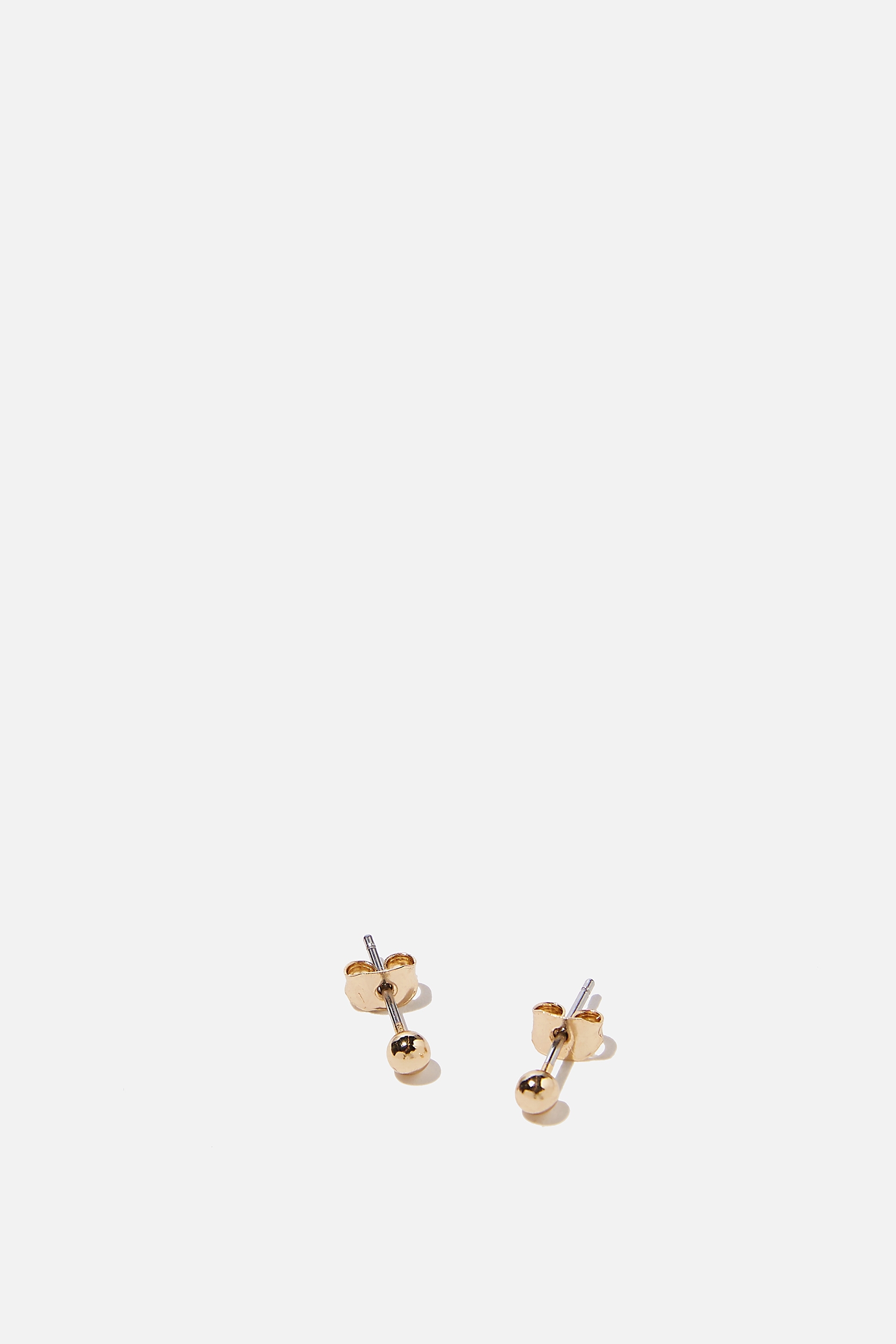 Rubi - Premium Stud Earrings - Gold plated ball