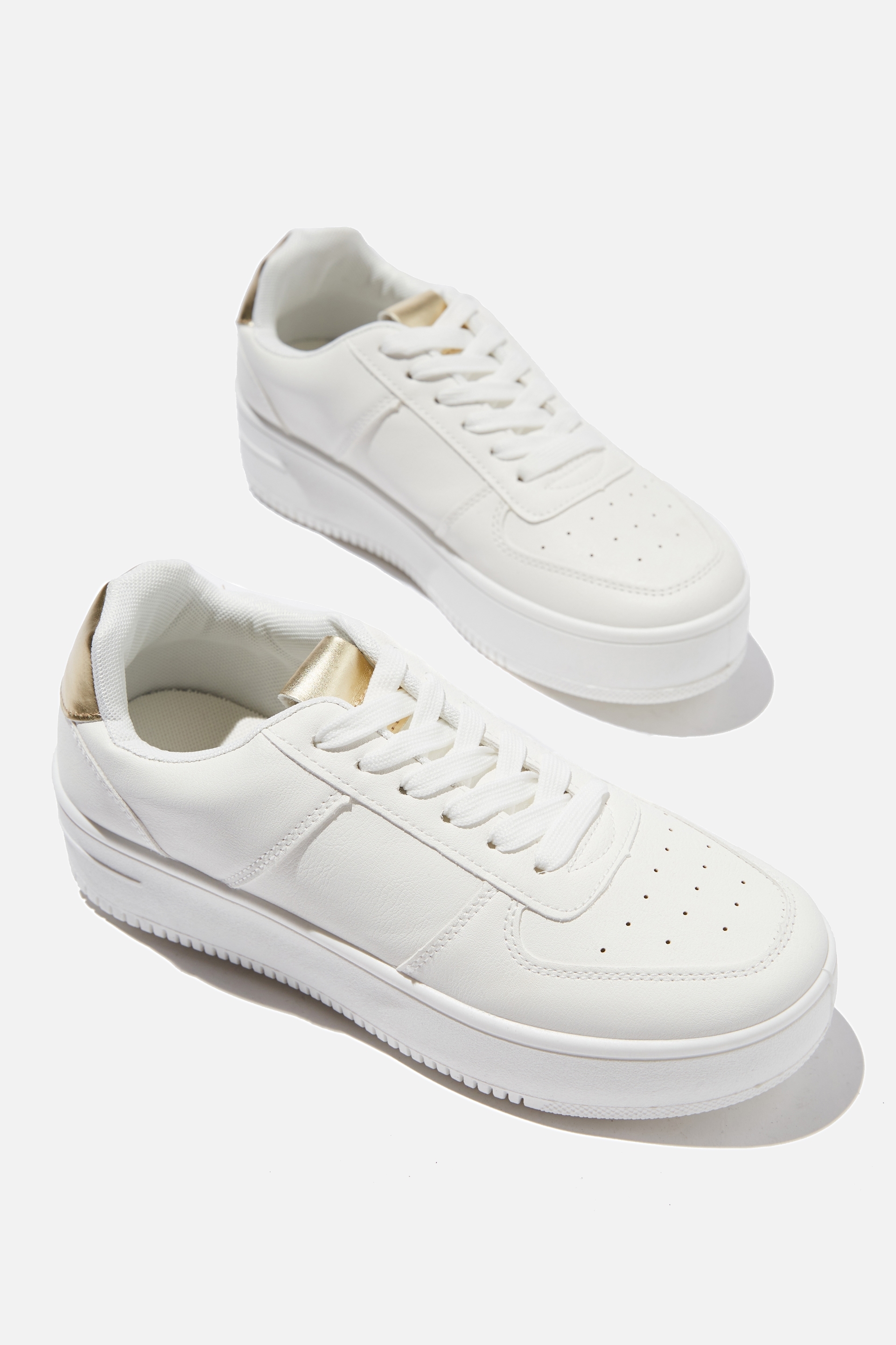 Rubi - Alexa Platform Sneaker - White gold