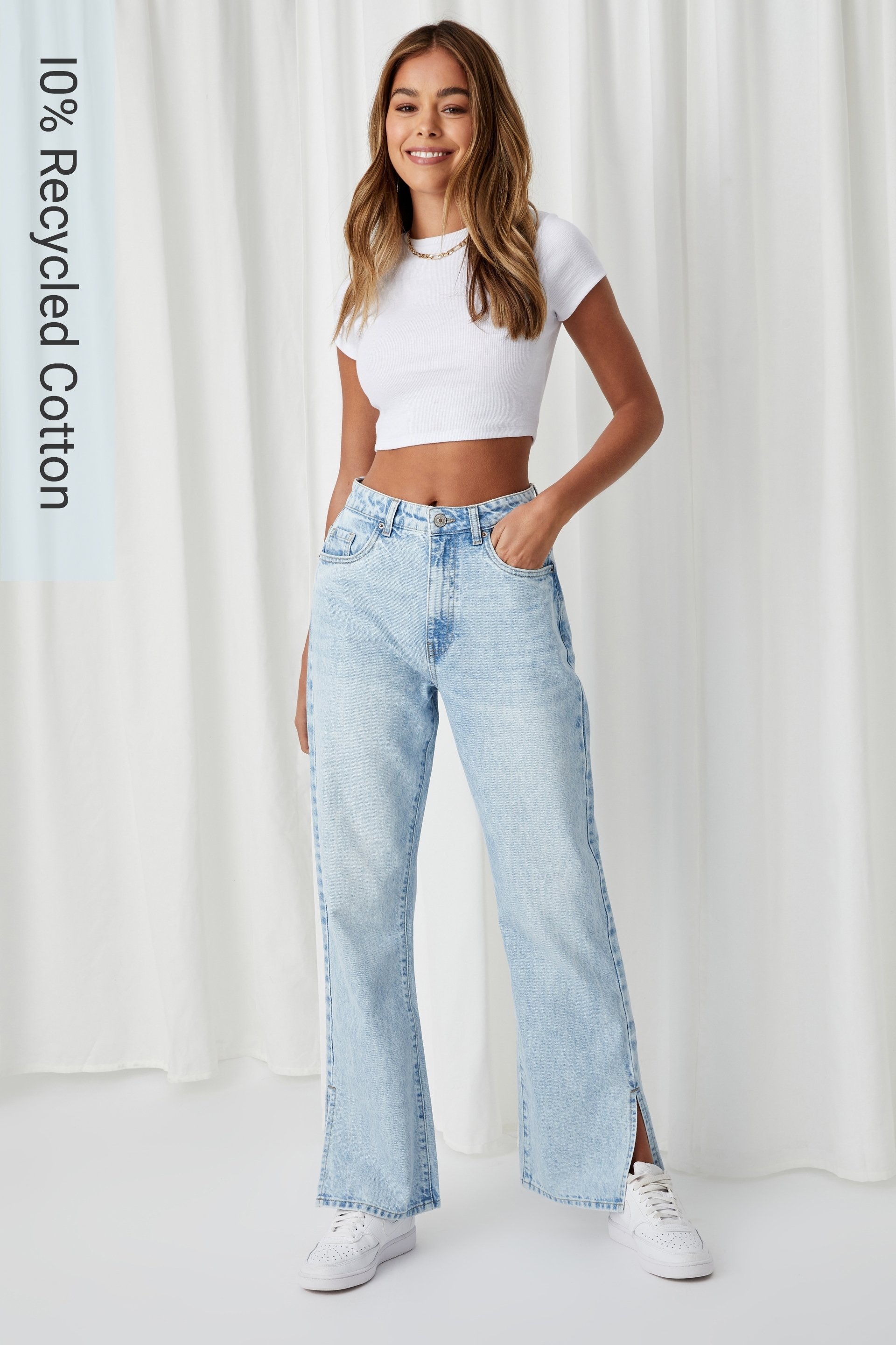 long wide leg jeans cotton on