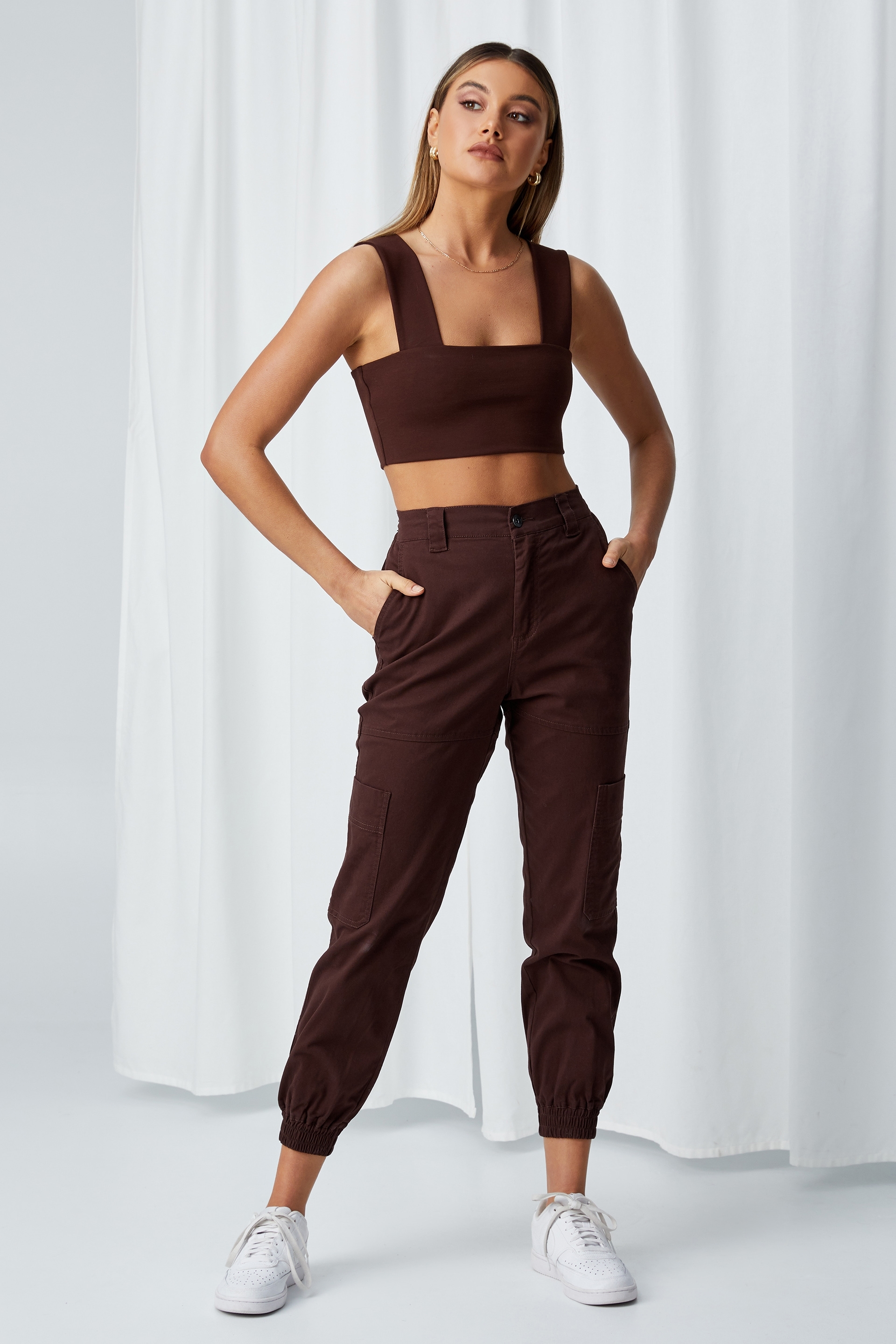 Kiki High Rise Cargo Pant | Supre 