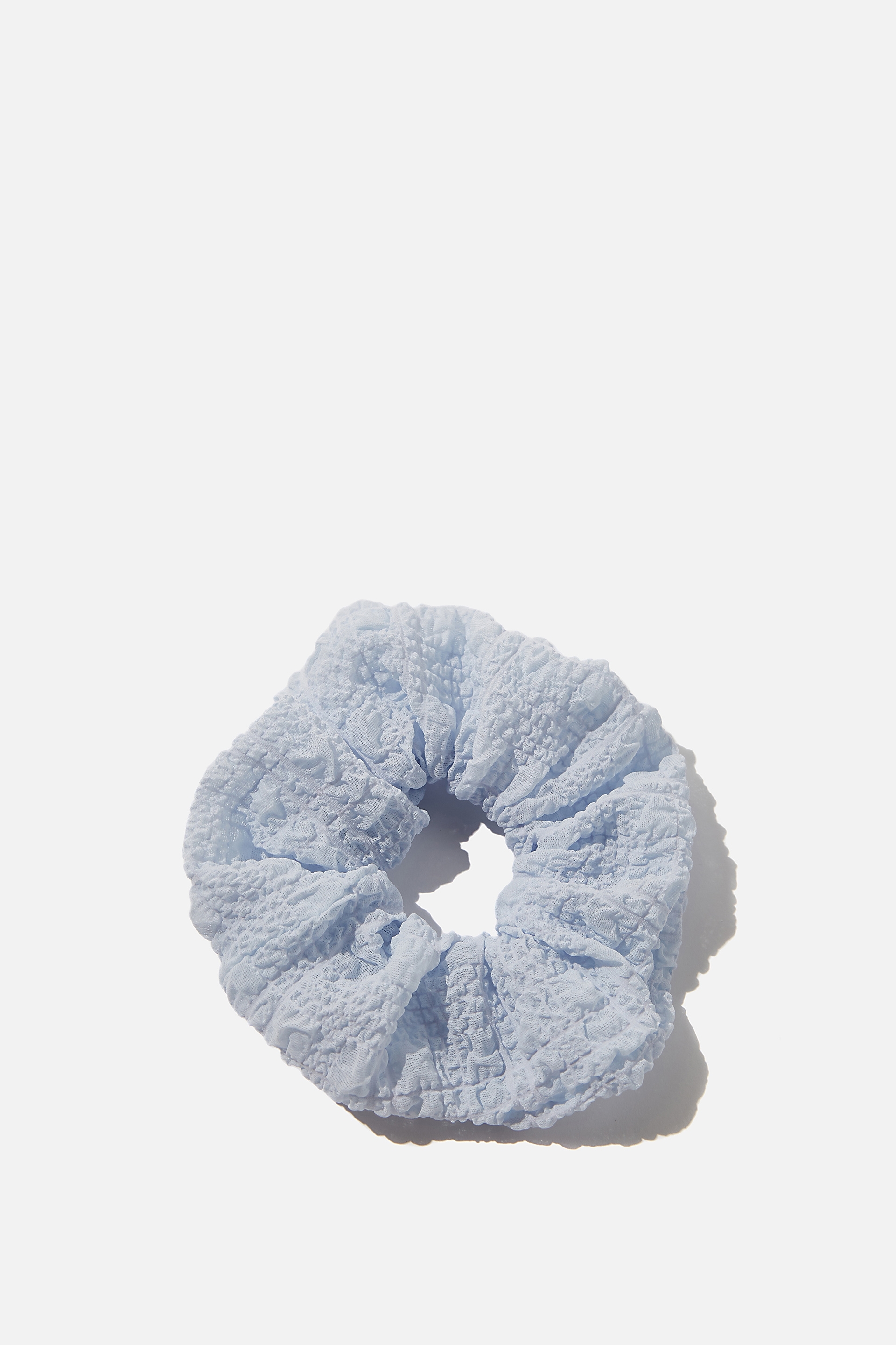 Supré - Shirred Scrunchie - Baby blue
