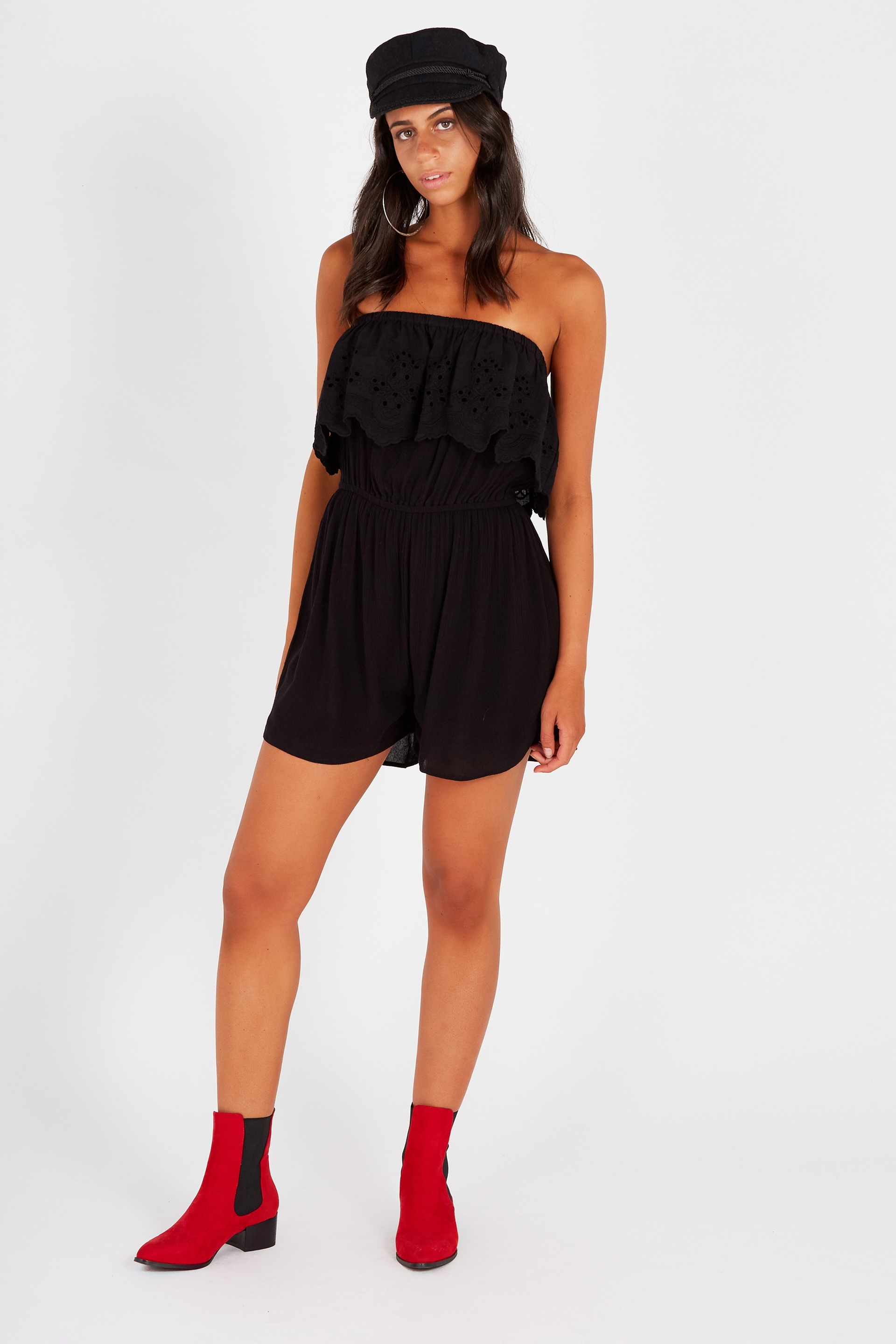 strapless playsuits australia