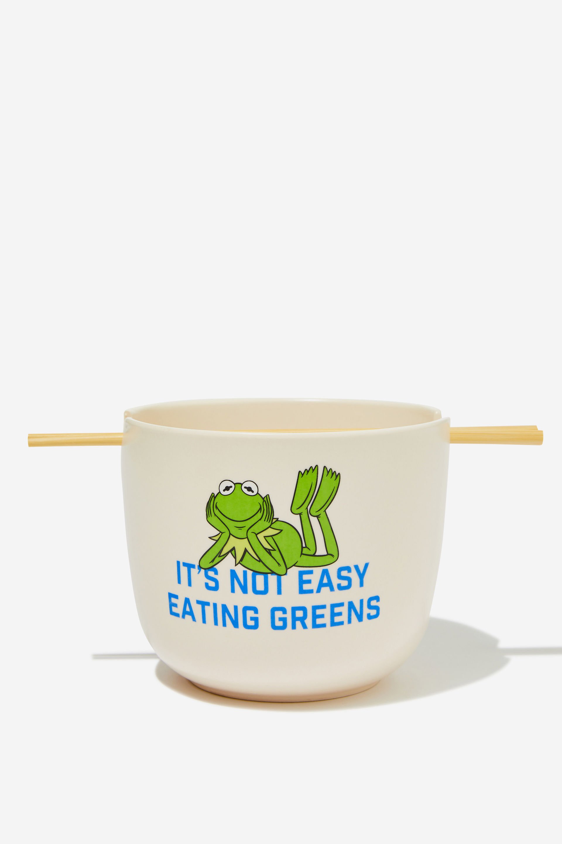 Typo - Kermit x Feed Me Bowl - Lcn dis kermit eating greens