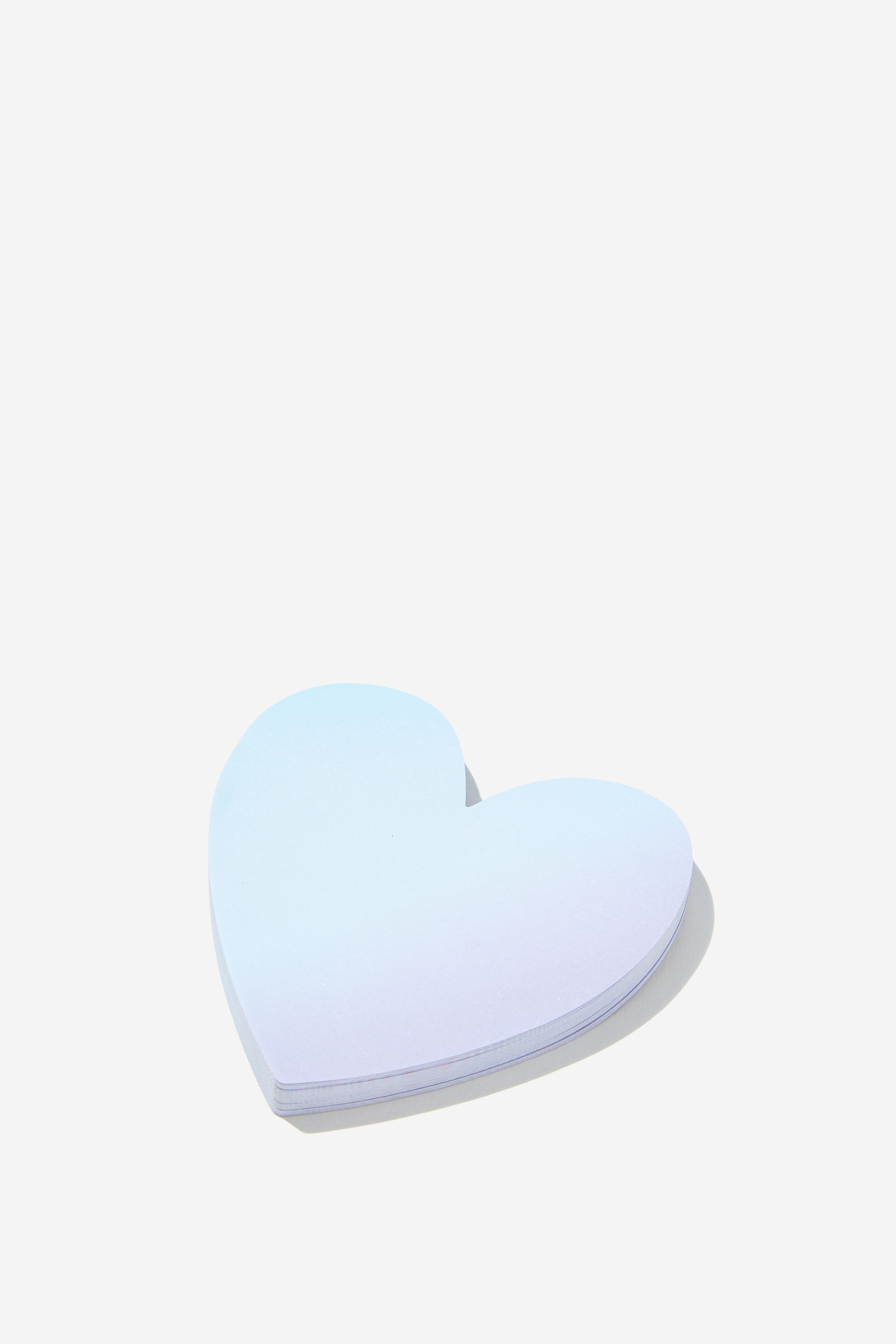 Typo - Shaped Sticky Notes - Lilac ombre heart