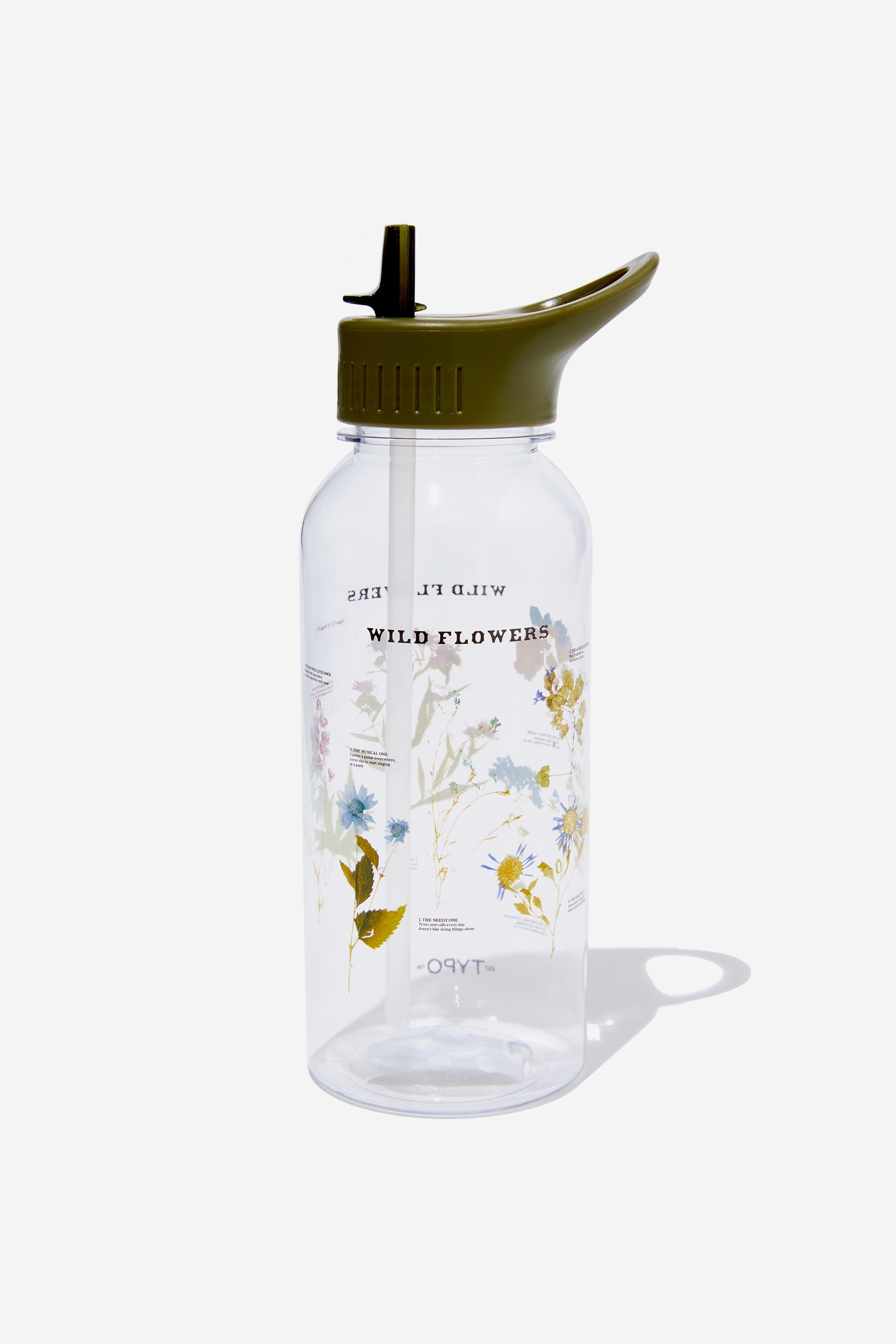 Typo - Drink It Up Bottle - Wildflowers olive