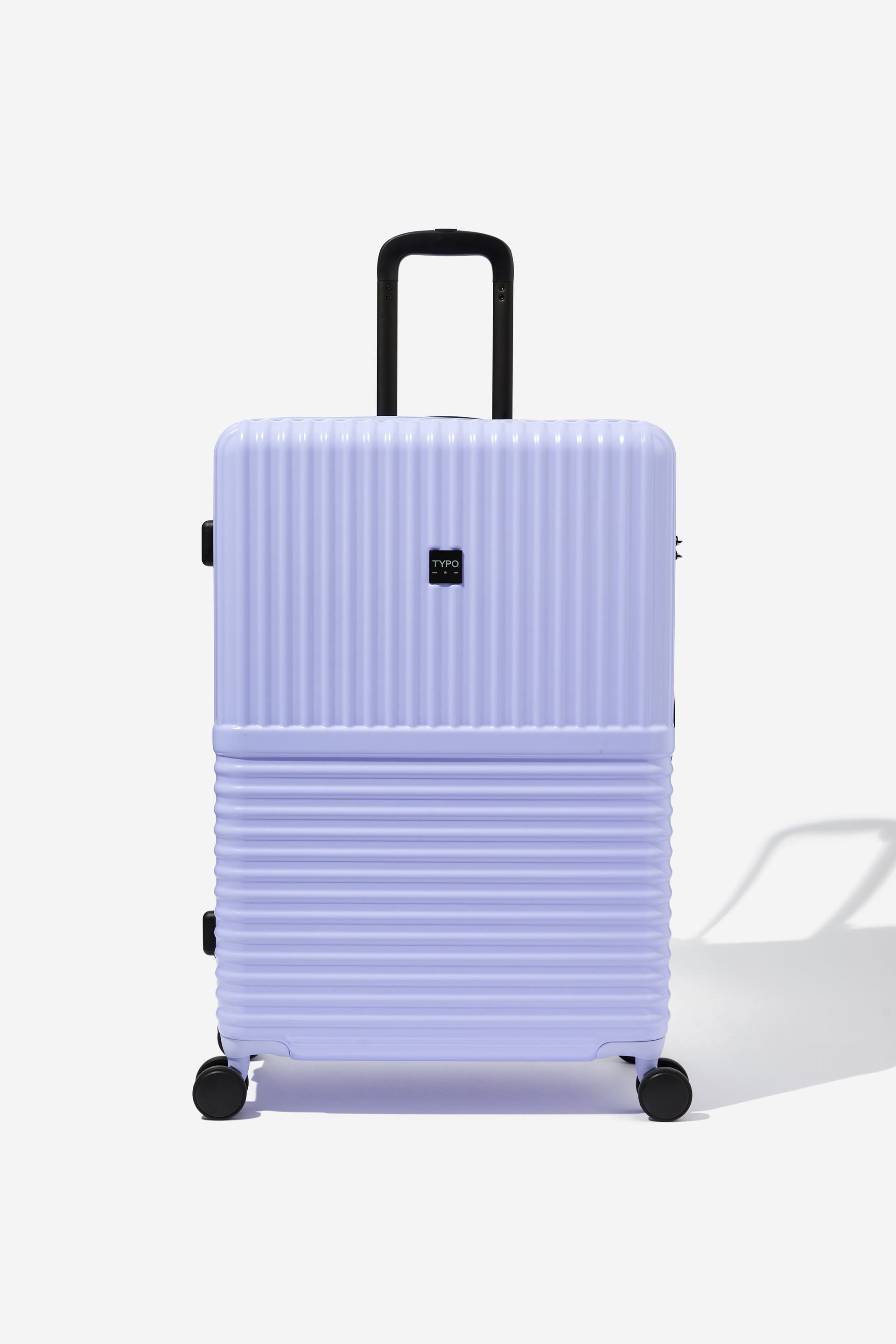 Typo - 28 Inch Large Suitcase - Soft lilac
