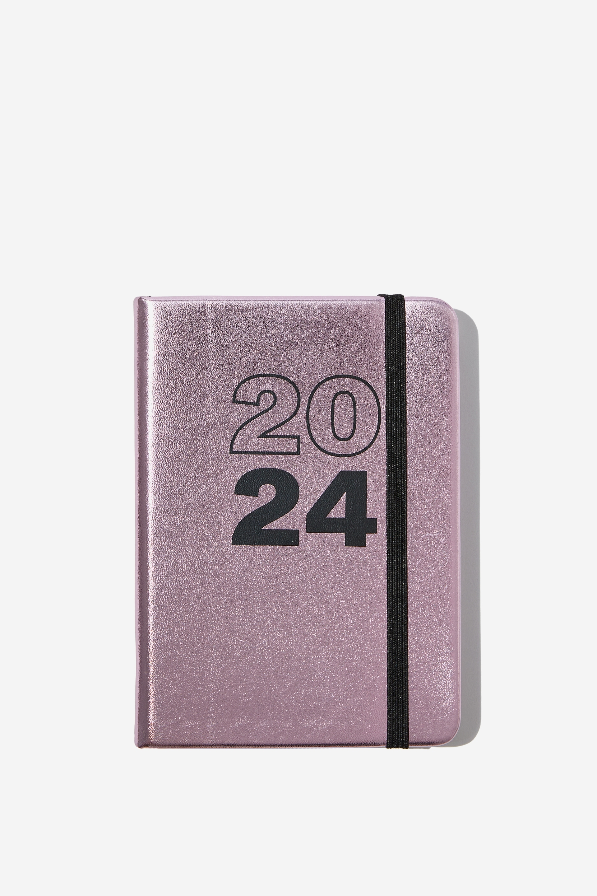 Typo - 2024 A6 Daily Premium Buffalo Diary - Rose gold