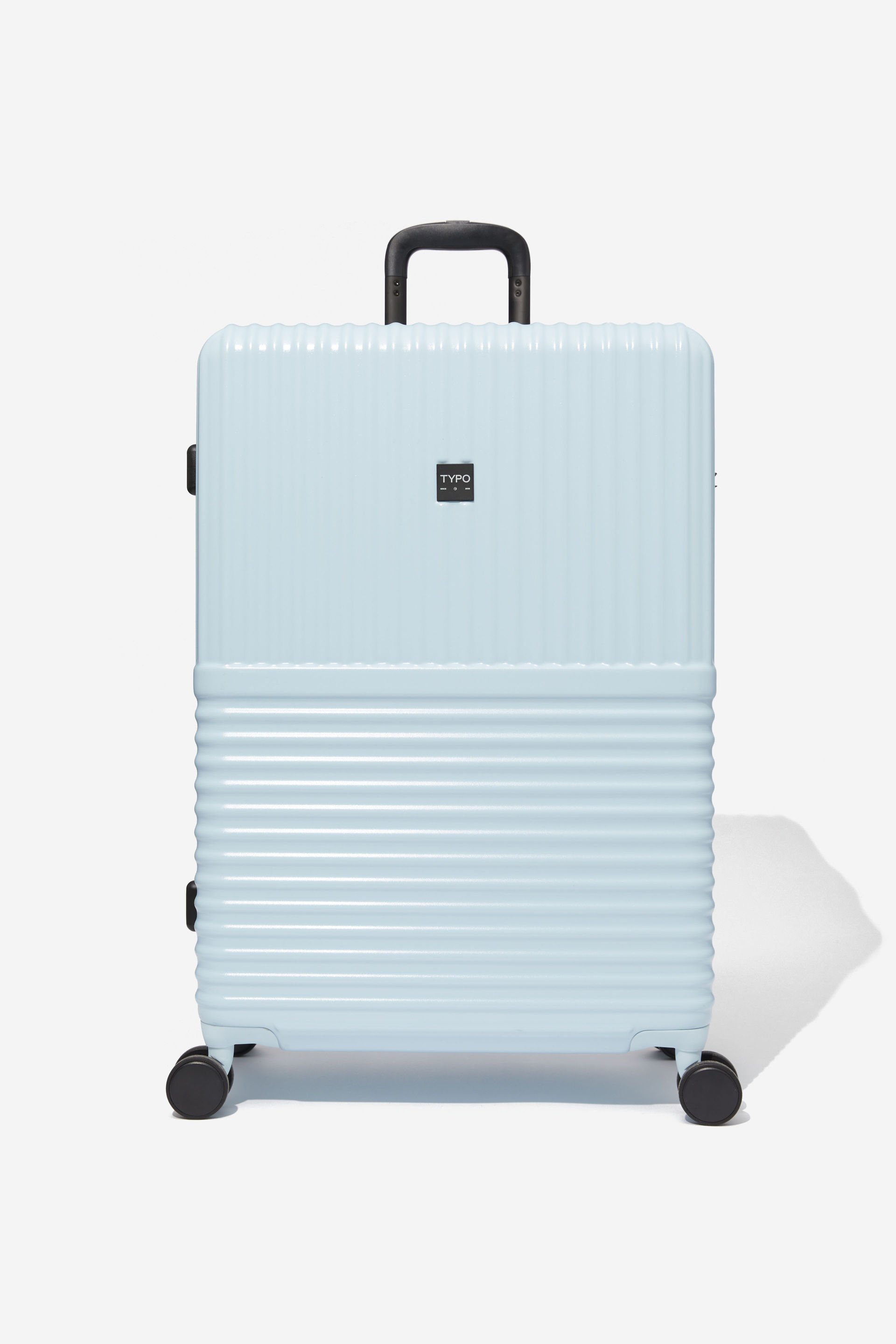 Typo - 28 Inch Large Suitcase - Arctic blue