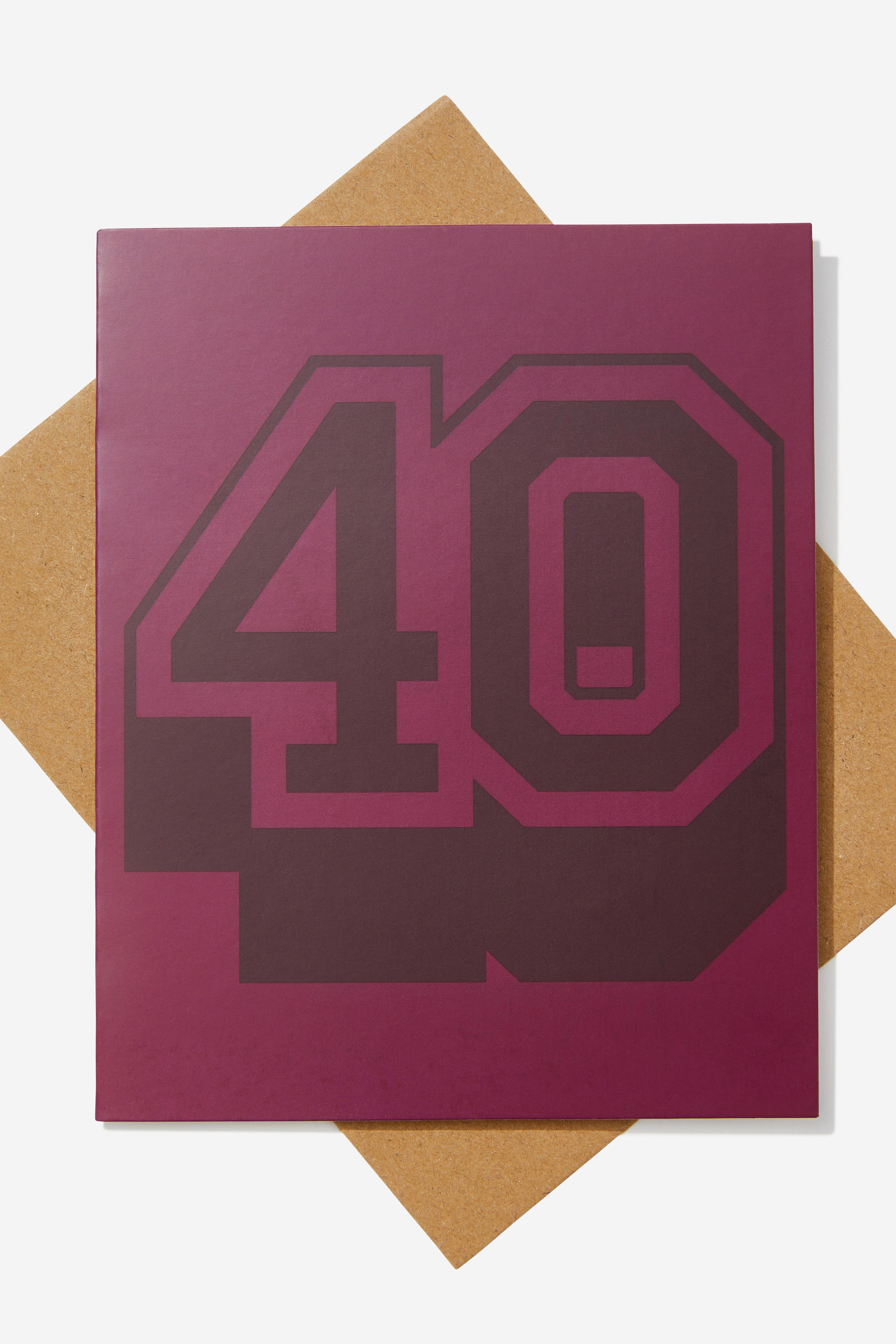 Typo - Age Card - 40 merlot