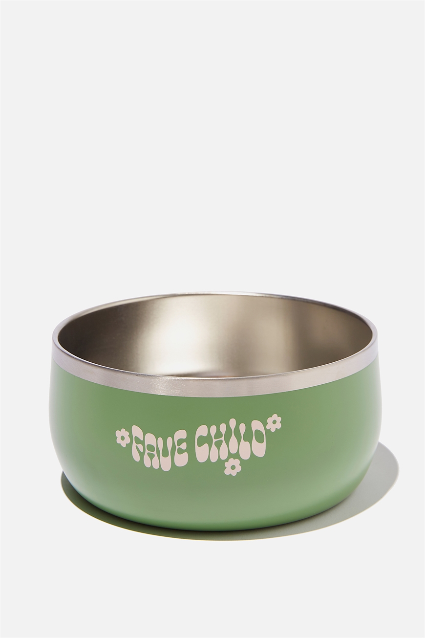 Typo - Pet Club Premium Dog Bowl - Small - Fave child daisy