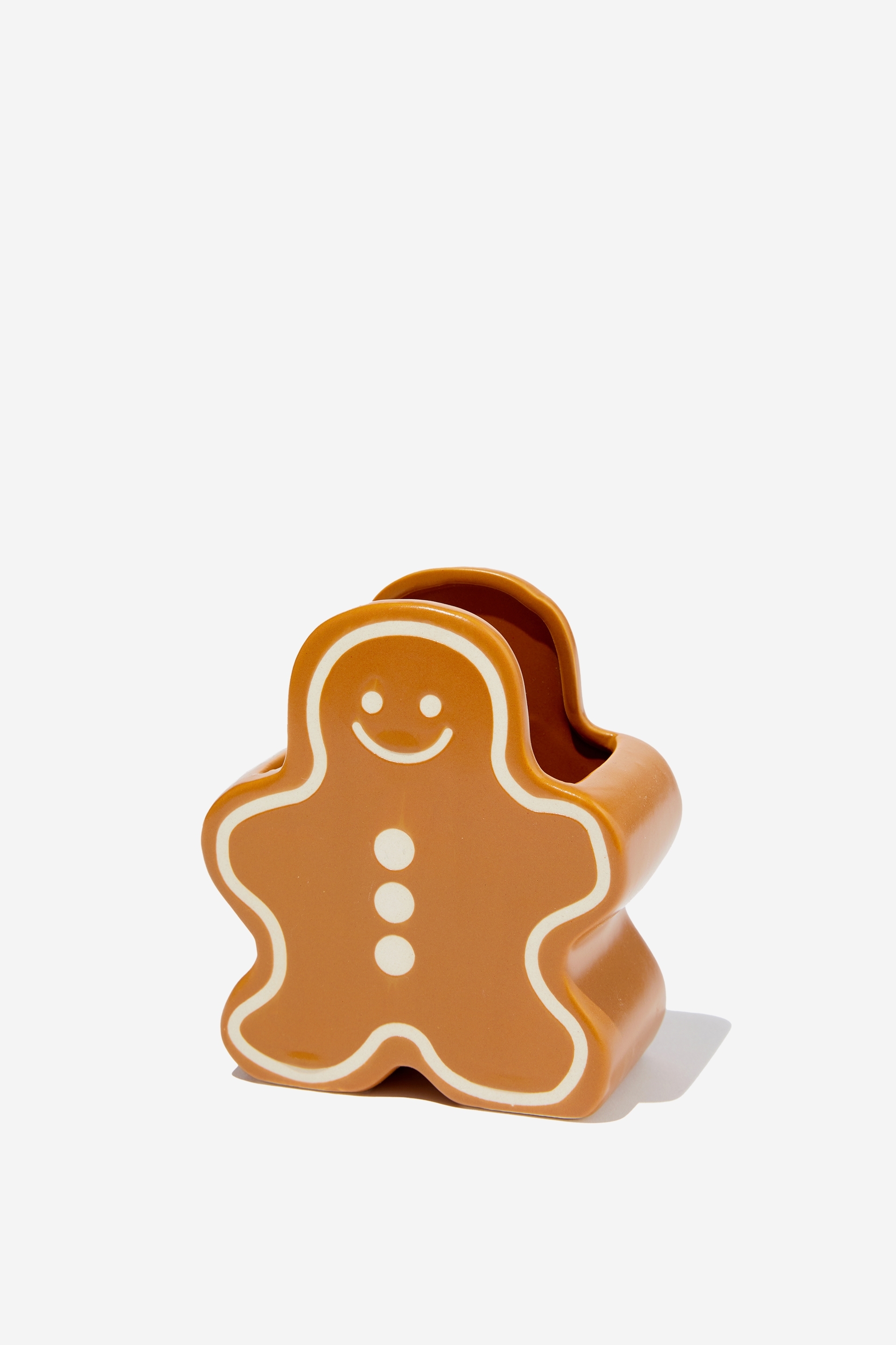 Typo - Pen Holder - Christmas gingerbread person