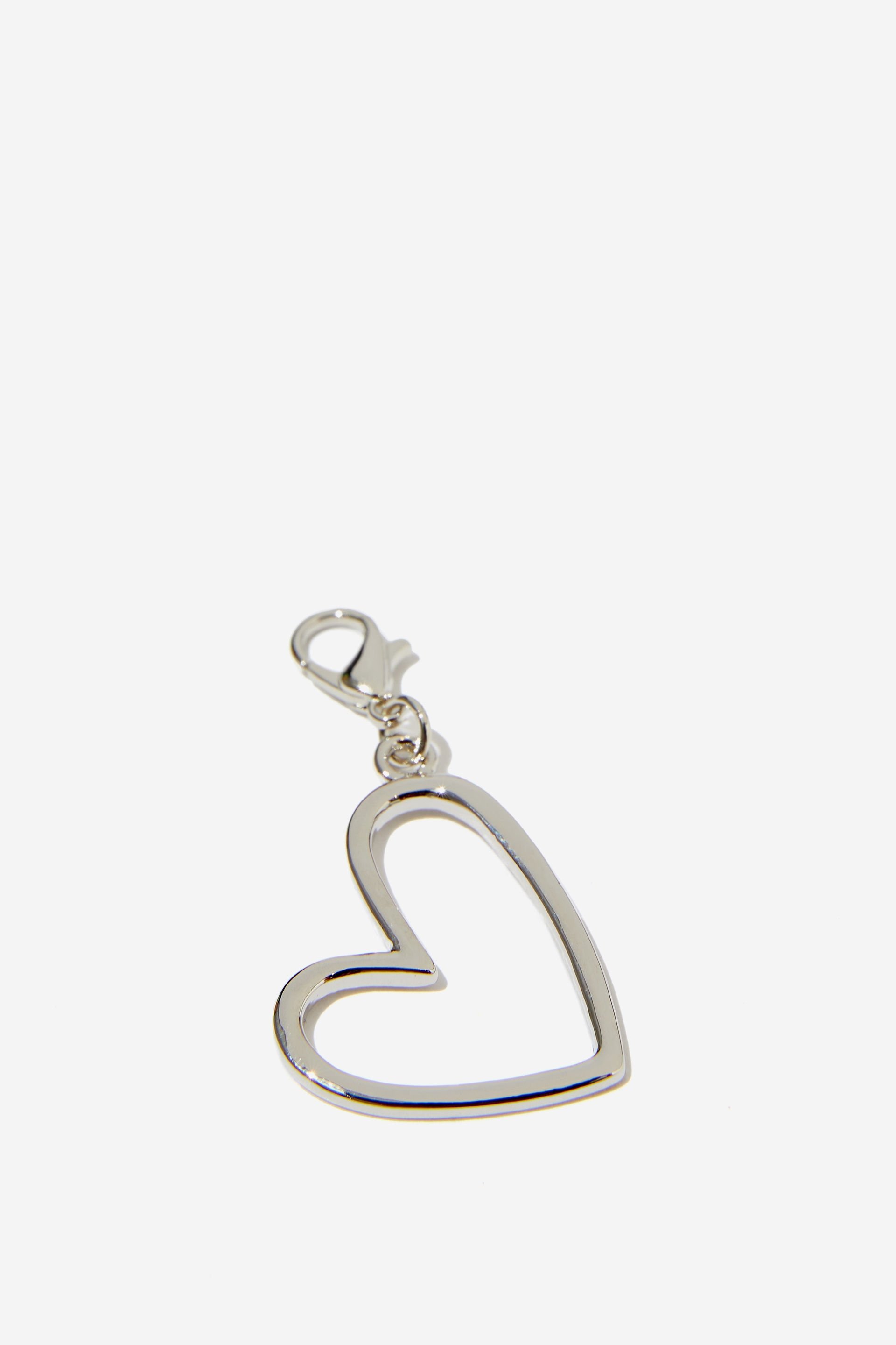 Typo - Icon Charm - Silver heart