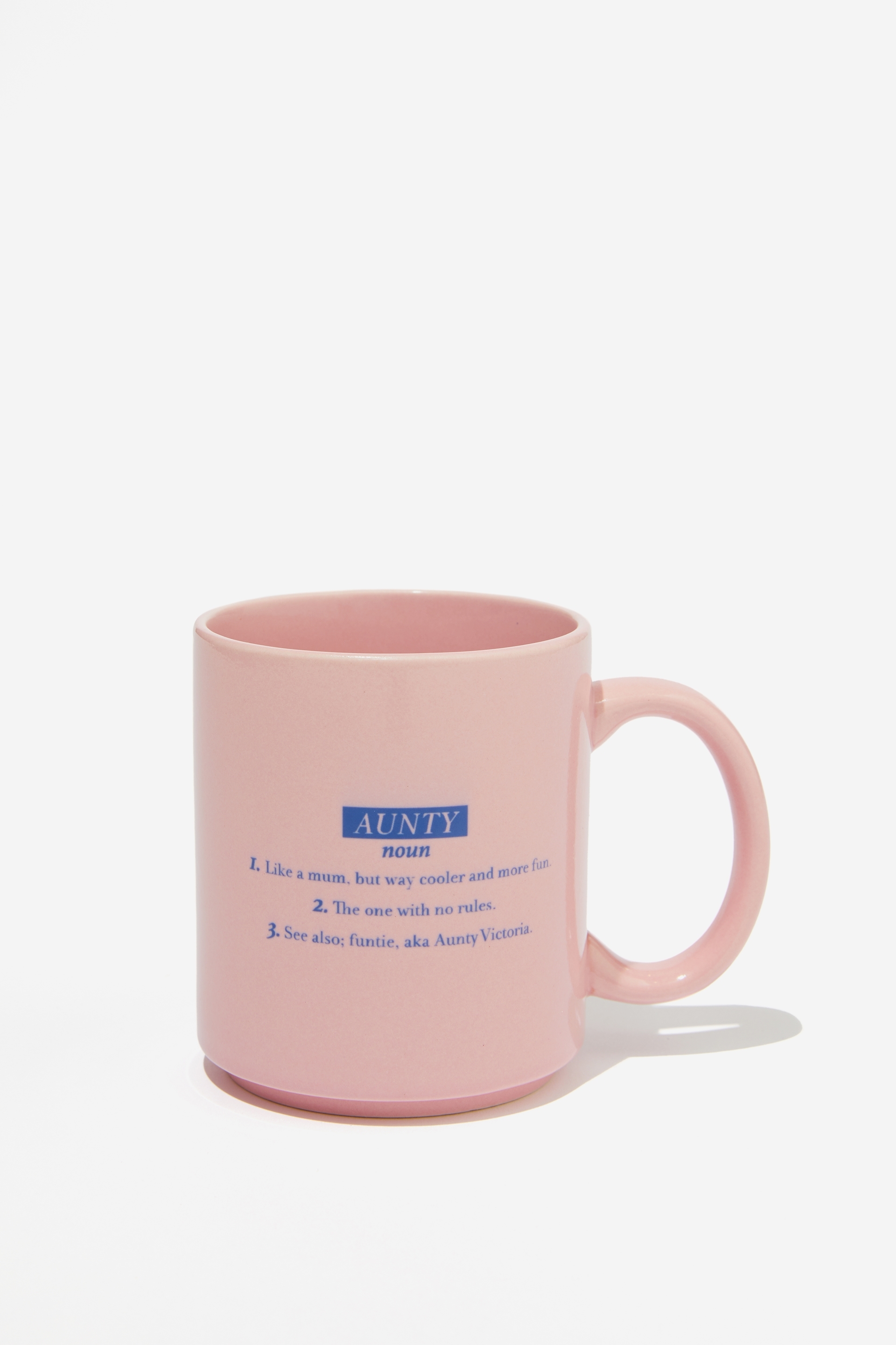 Typo - Personalised Mothers Day Mug - Aunty rosa powder