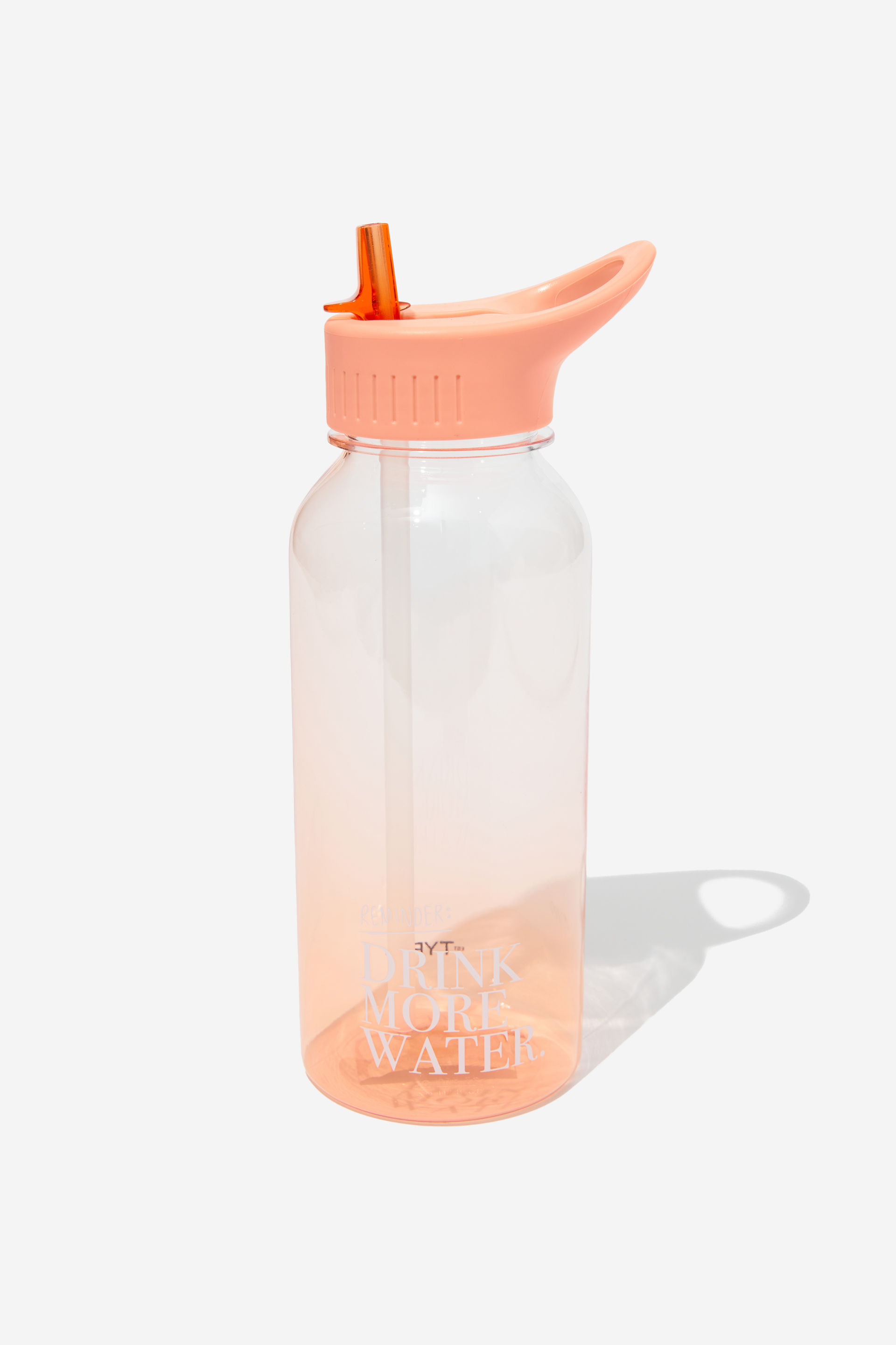 Typo - Drink It Up Bottle - Drink more water peach