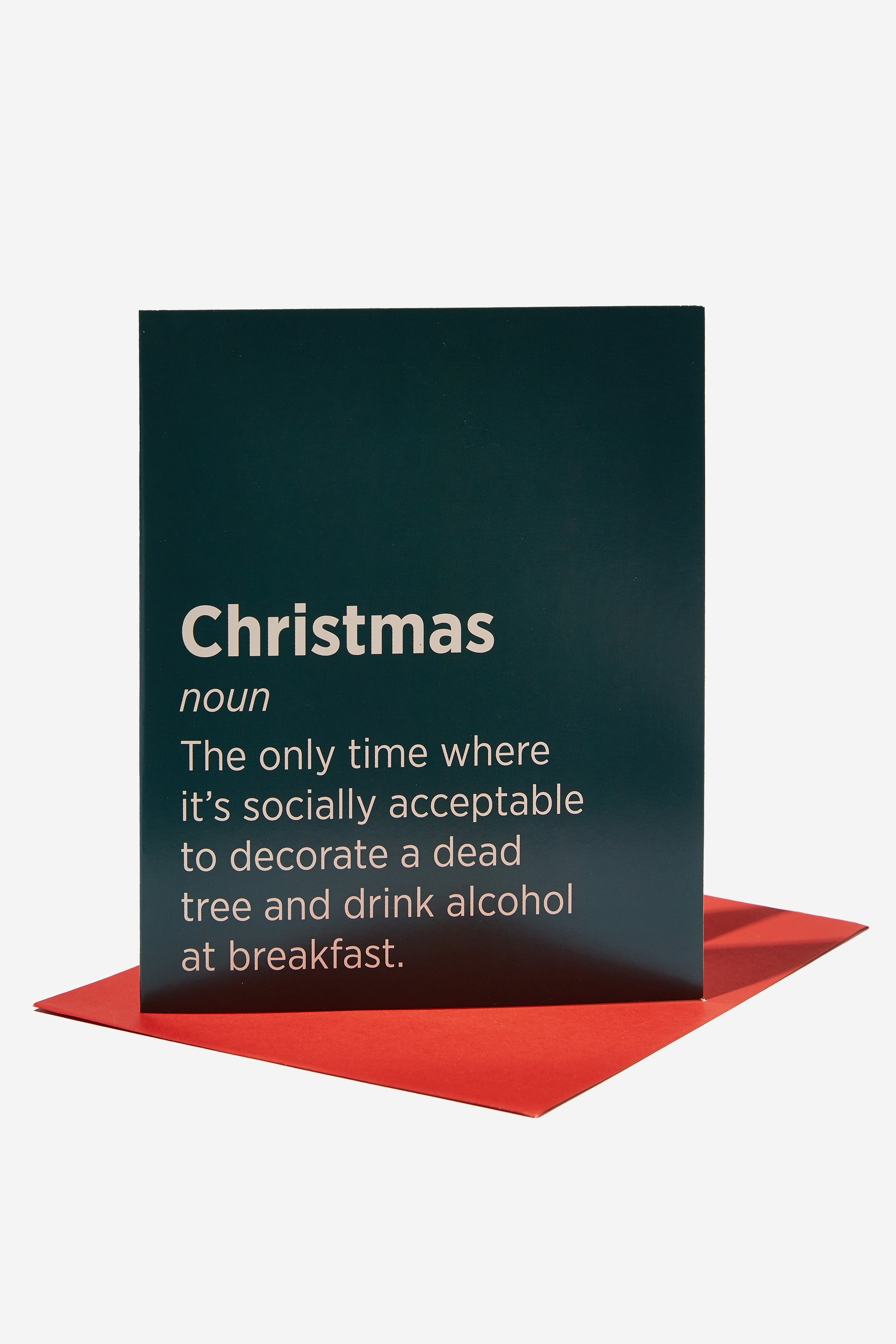 Typo - Christmas Card 2021 - Christmas noun green!