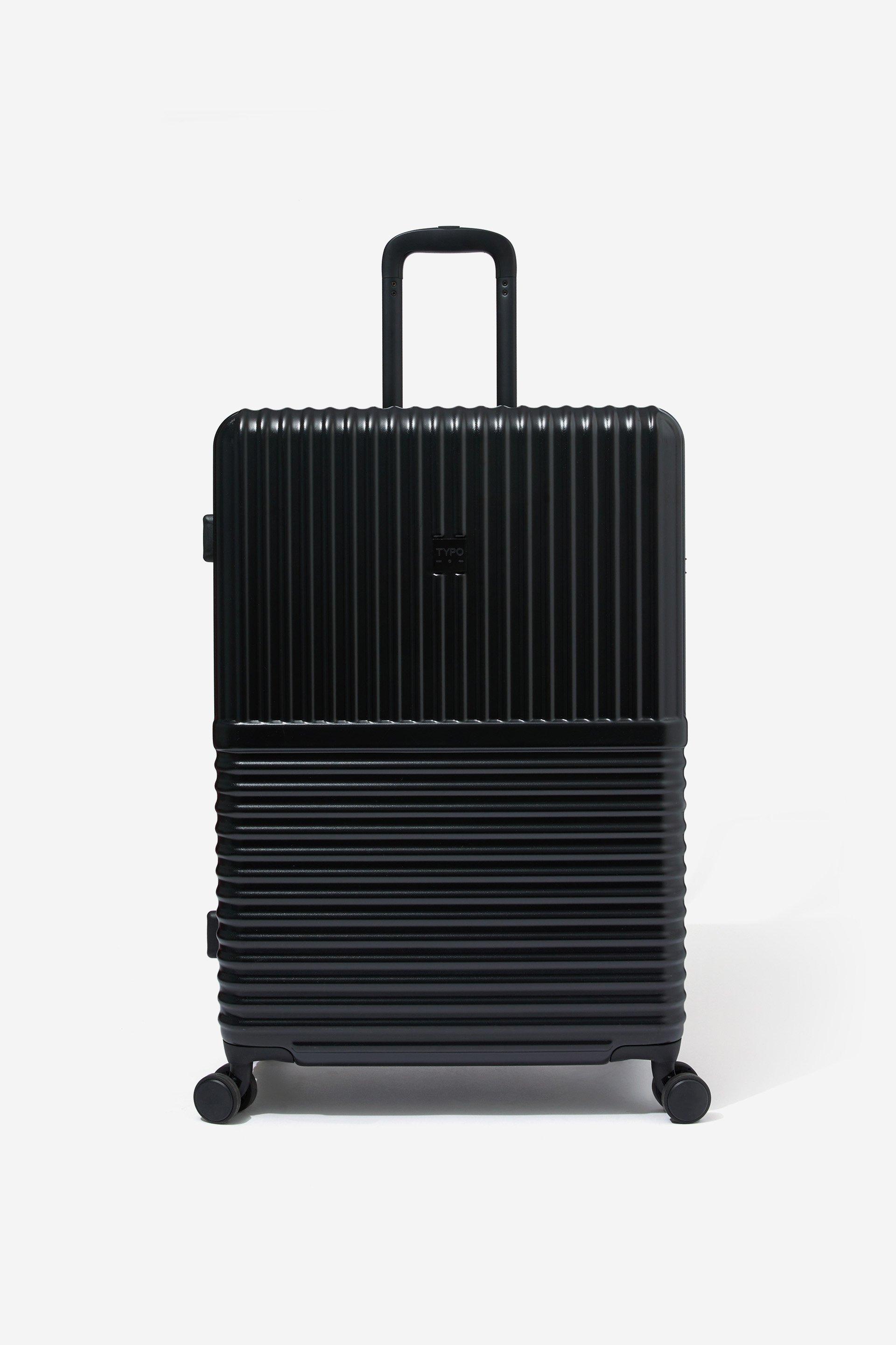 Typo - 28 Inch Large Suitcase - Black