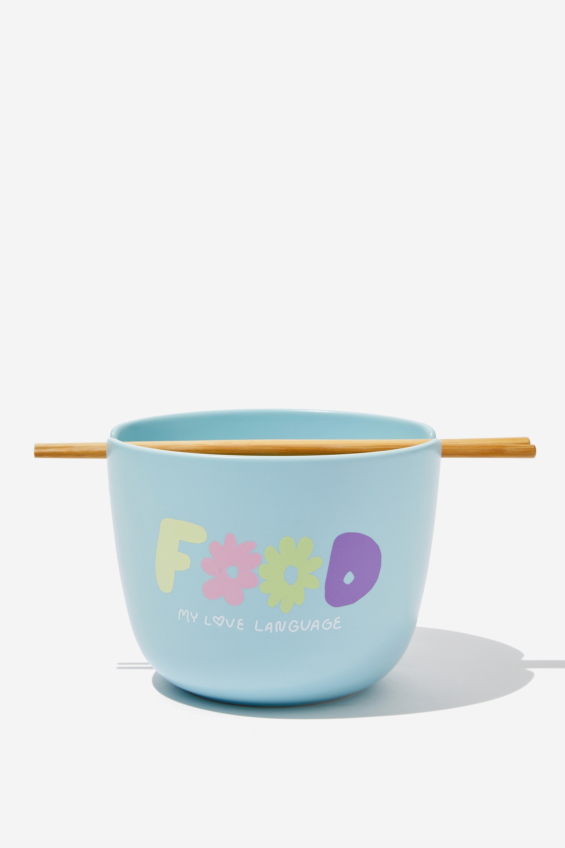 Typo bowl deals with chopsticks