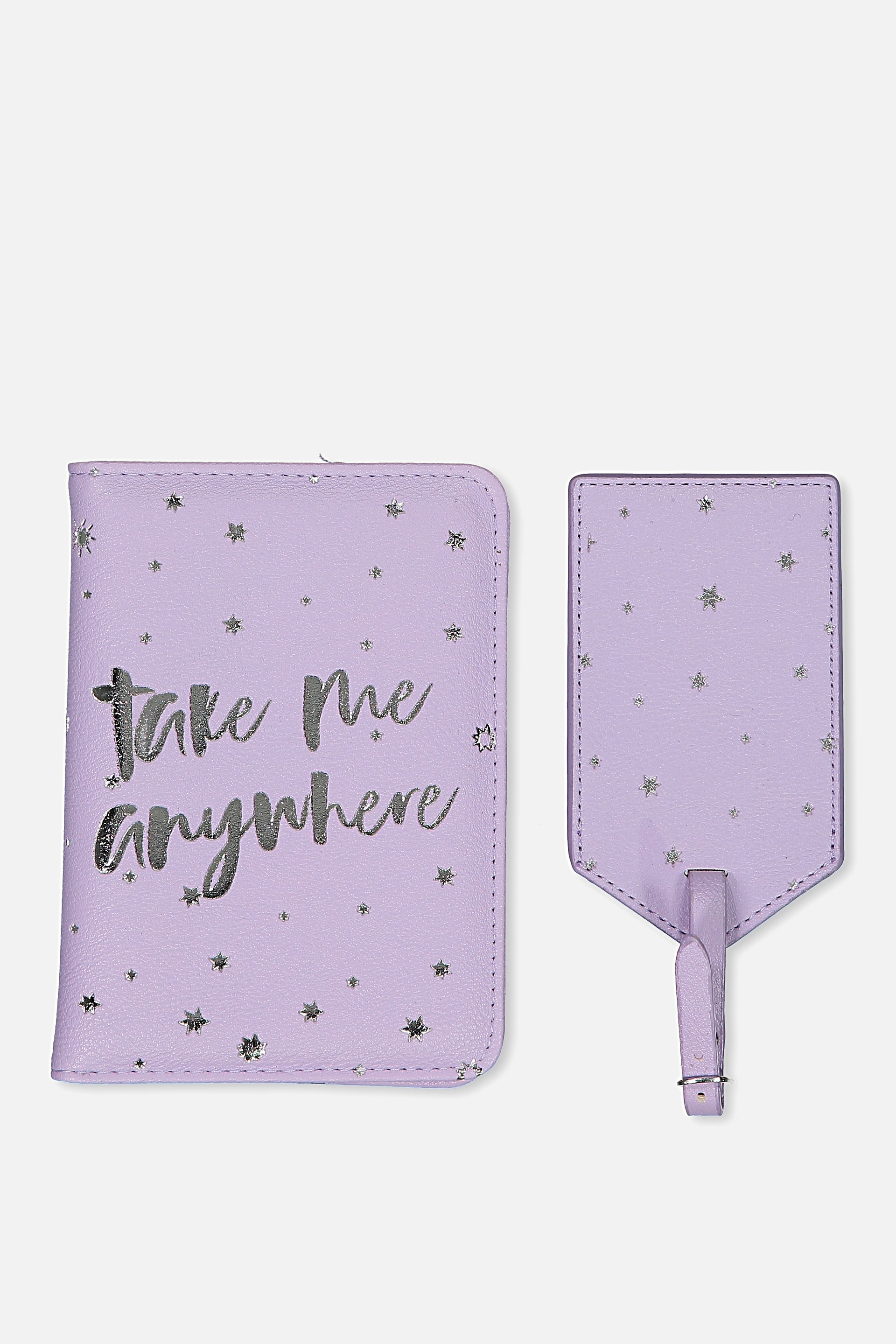 luggage tag passport holder set