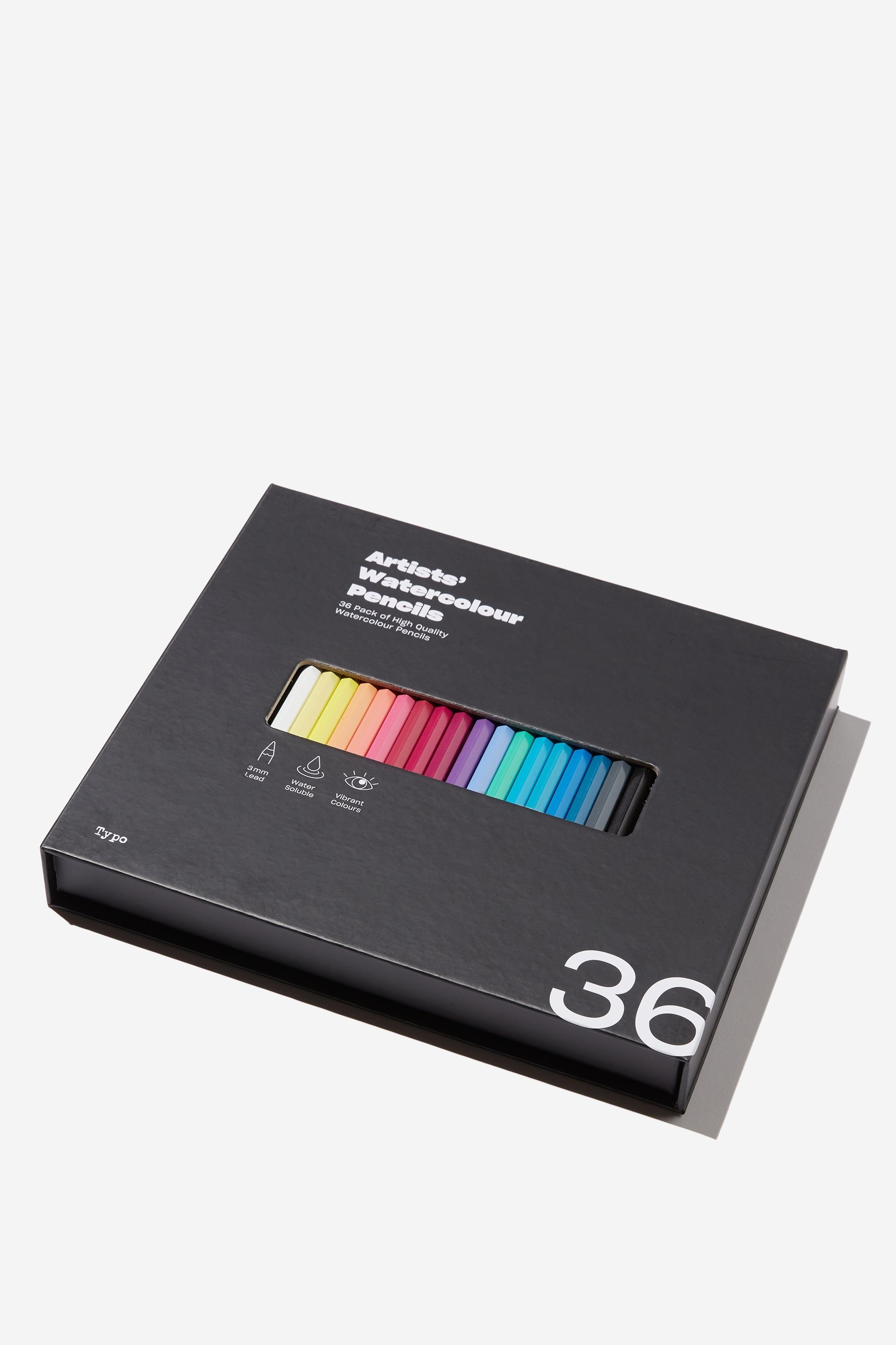 Typo - Watercolour Pencils 36Pk - Mixed pack
