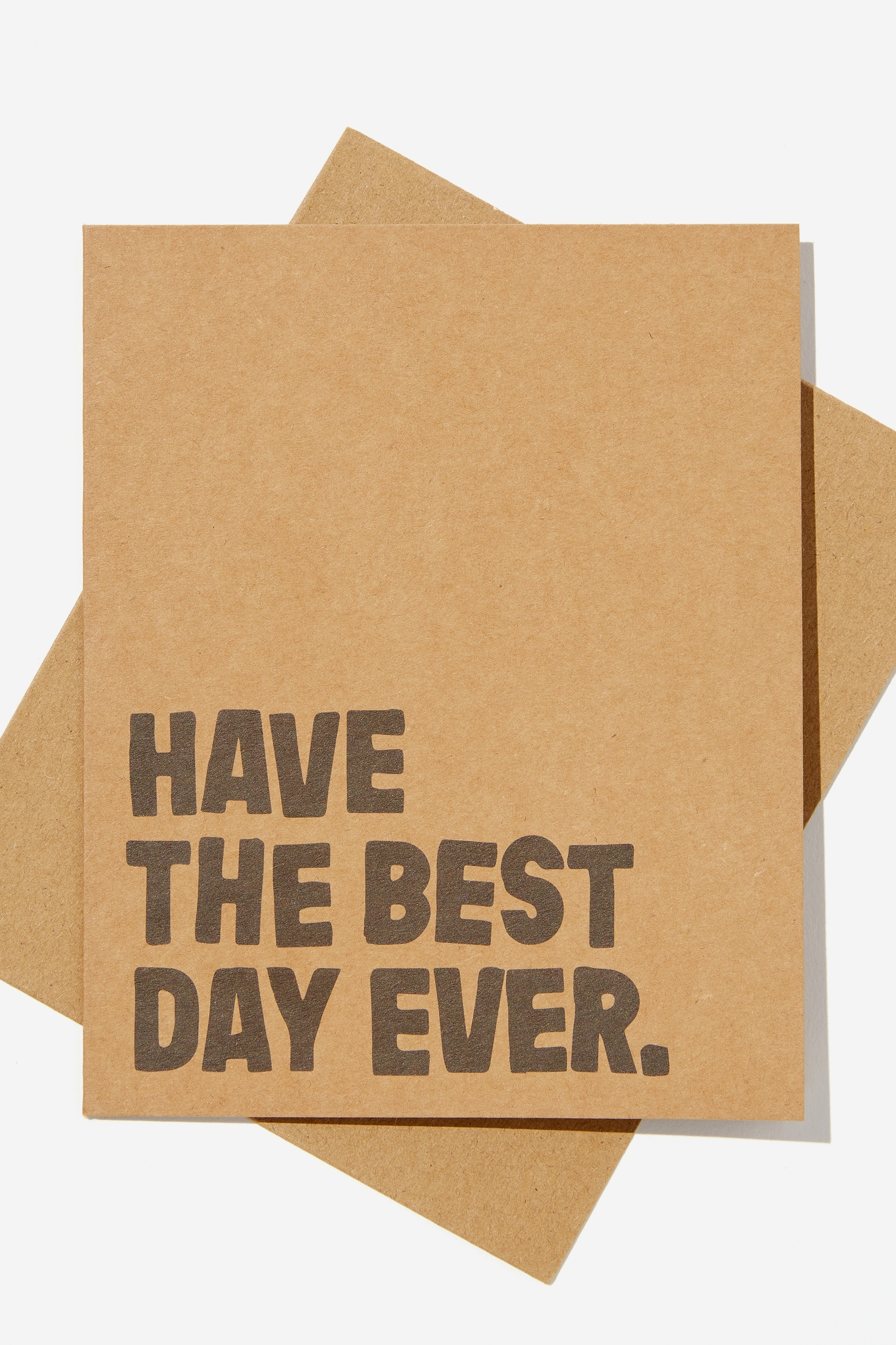 Typo - Nice Birthday Card - Have the best day ever craft