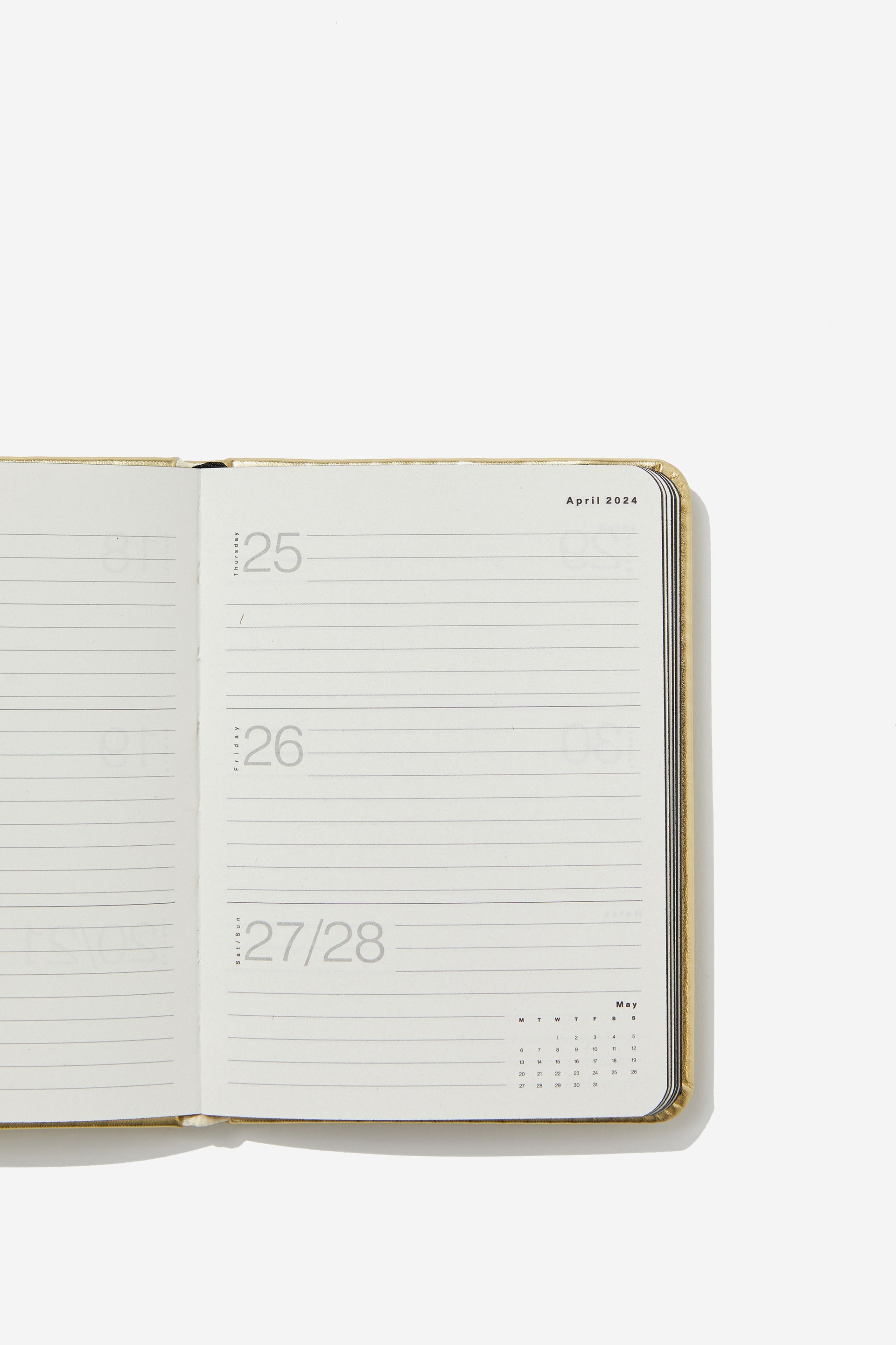 Personalised 2024 A6 Premium Weekly Buffalo Diary