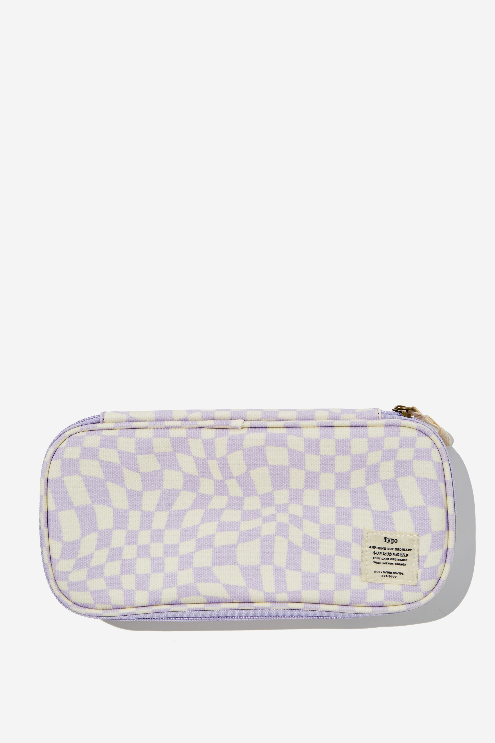 Typo - Switch It Up Gaming Case - Warp checkerboard lilac