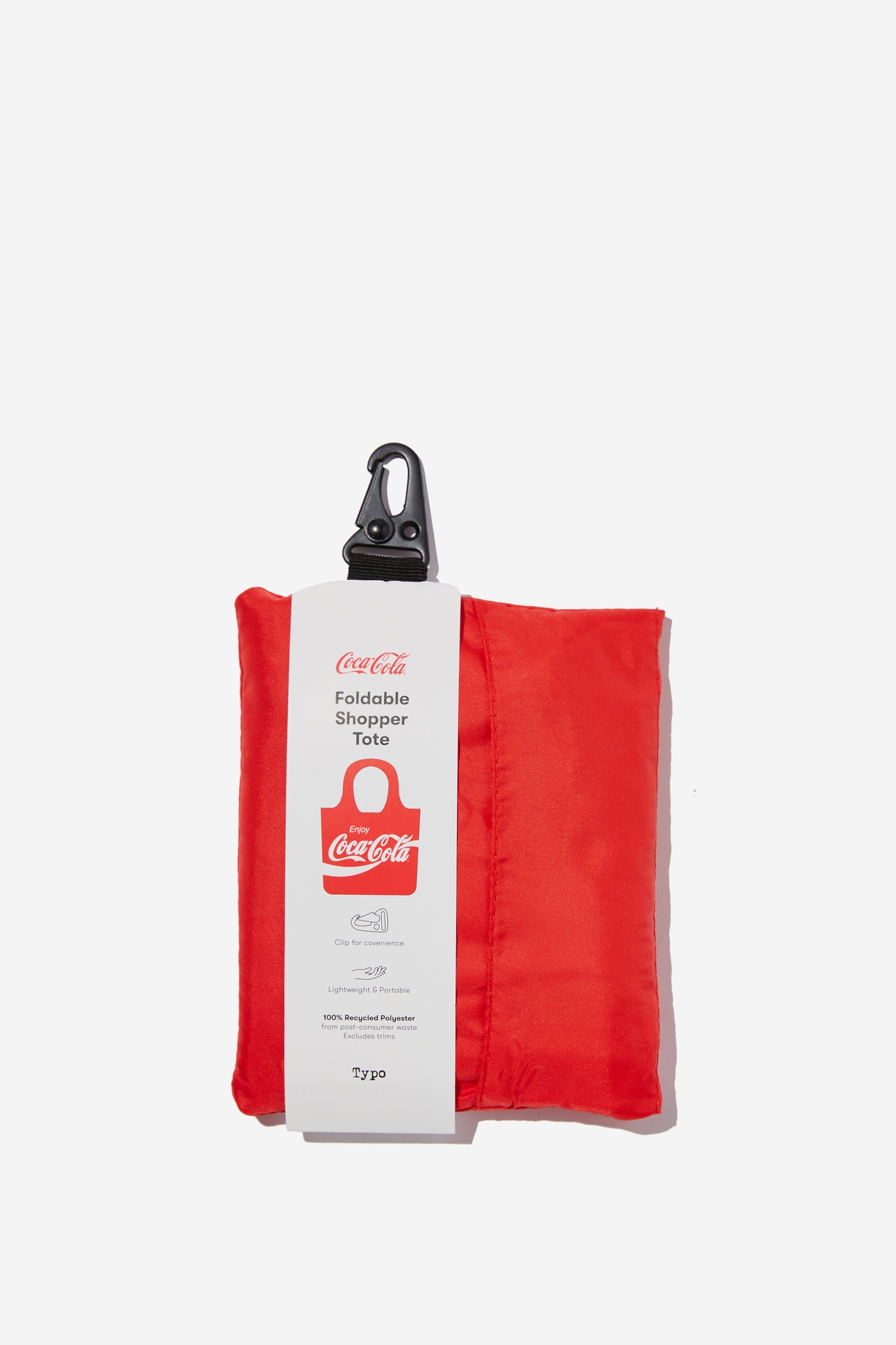 Coca Cola Foldable Shopper Tote Bag
