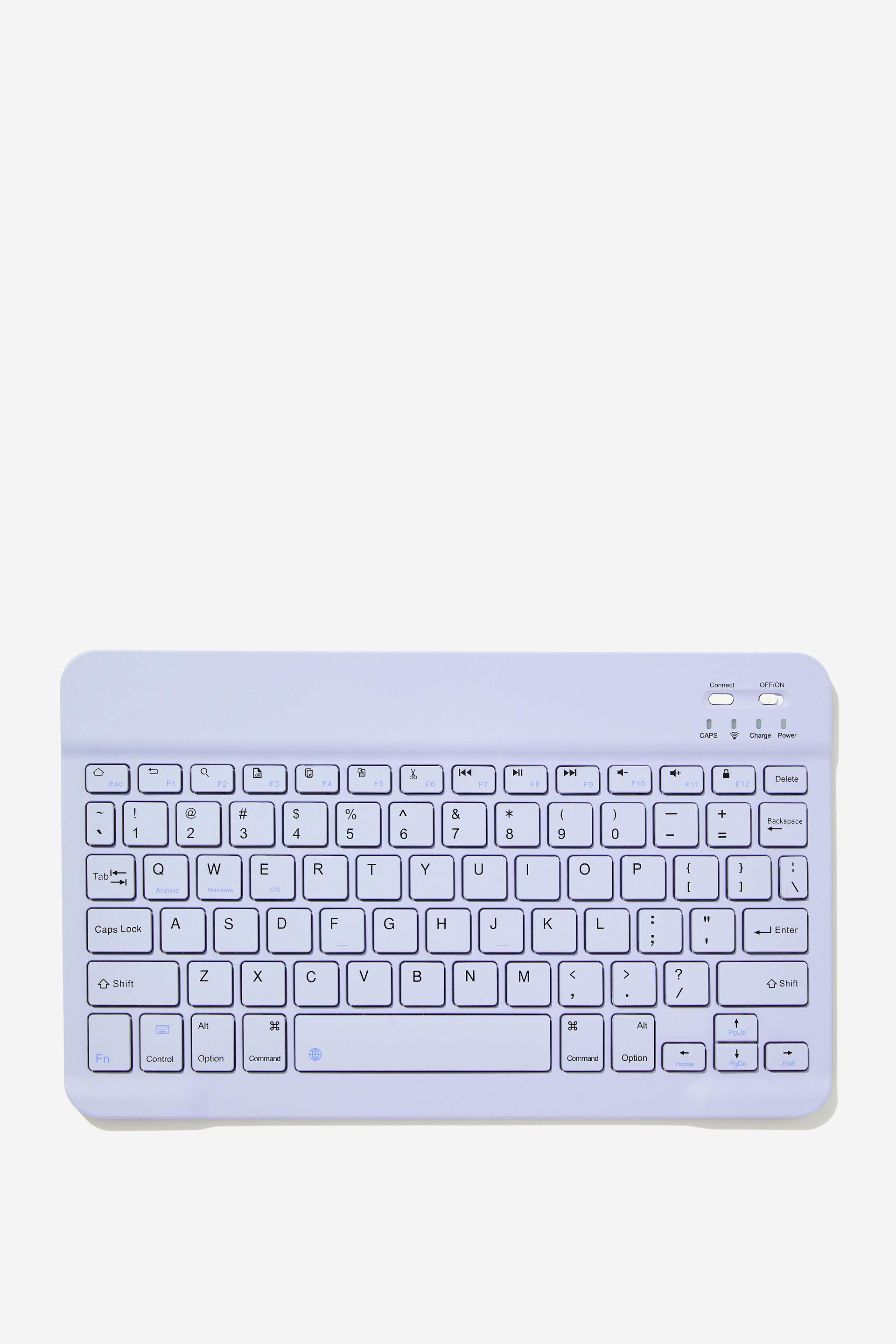 Typo - Wireless Keyboard 10 Inch - Soft lilac